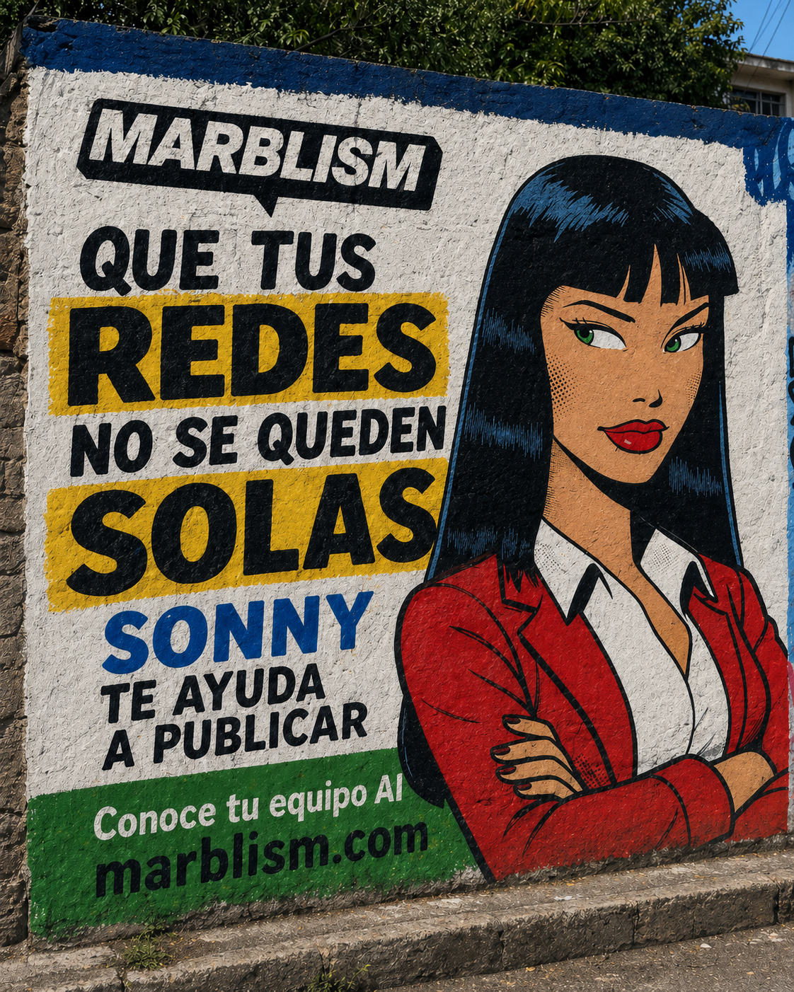 Marblism Facebook ad