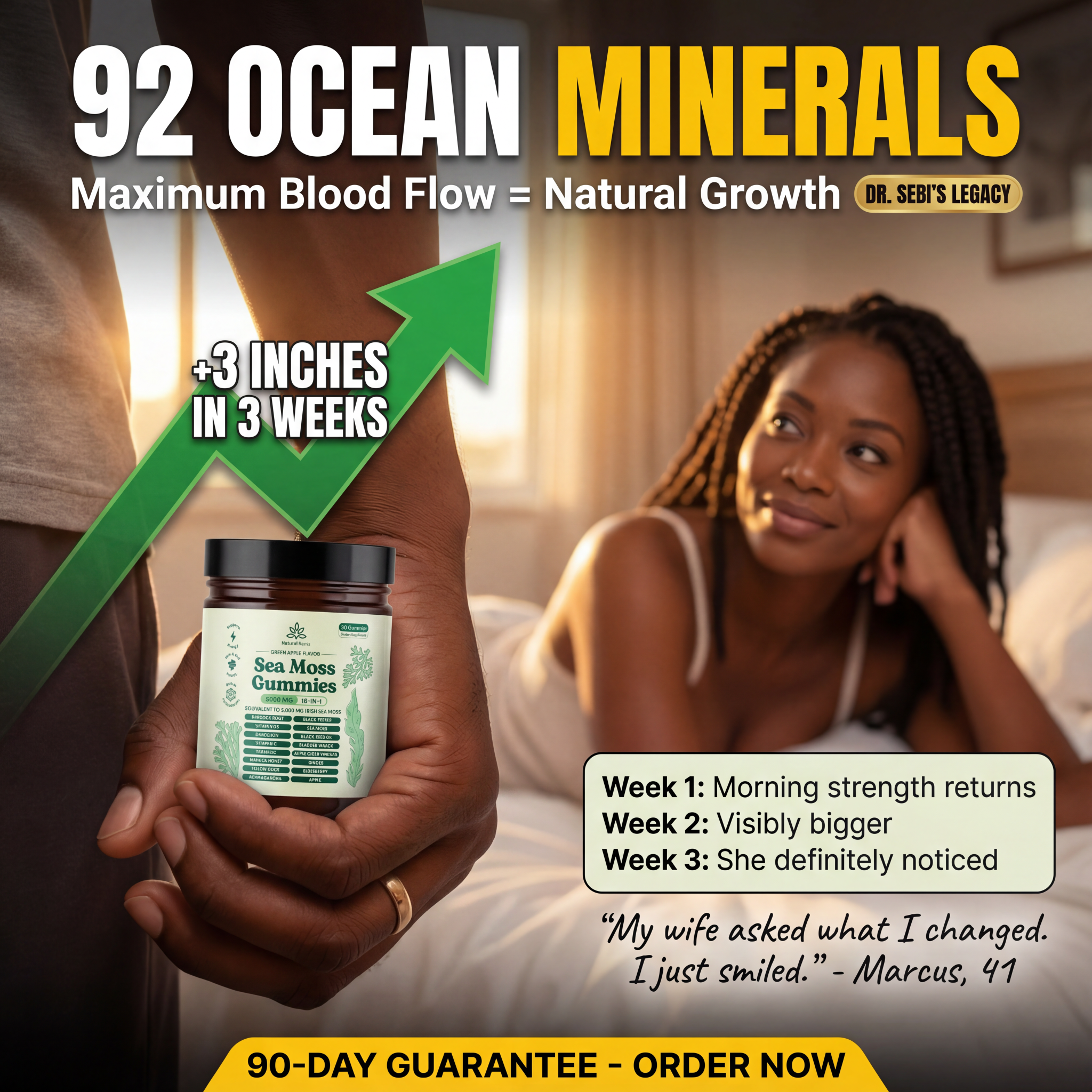 Dr. Marcus T. - Male Vitality Specialist Facebook ad: Naturally Boost Blood Flow and Drive