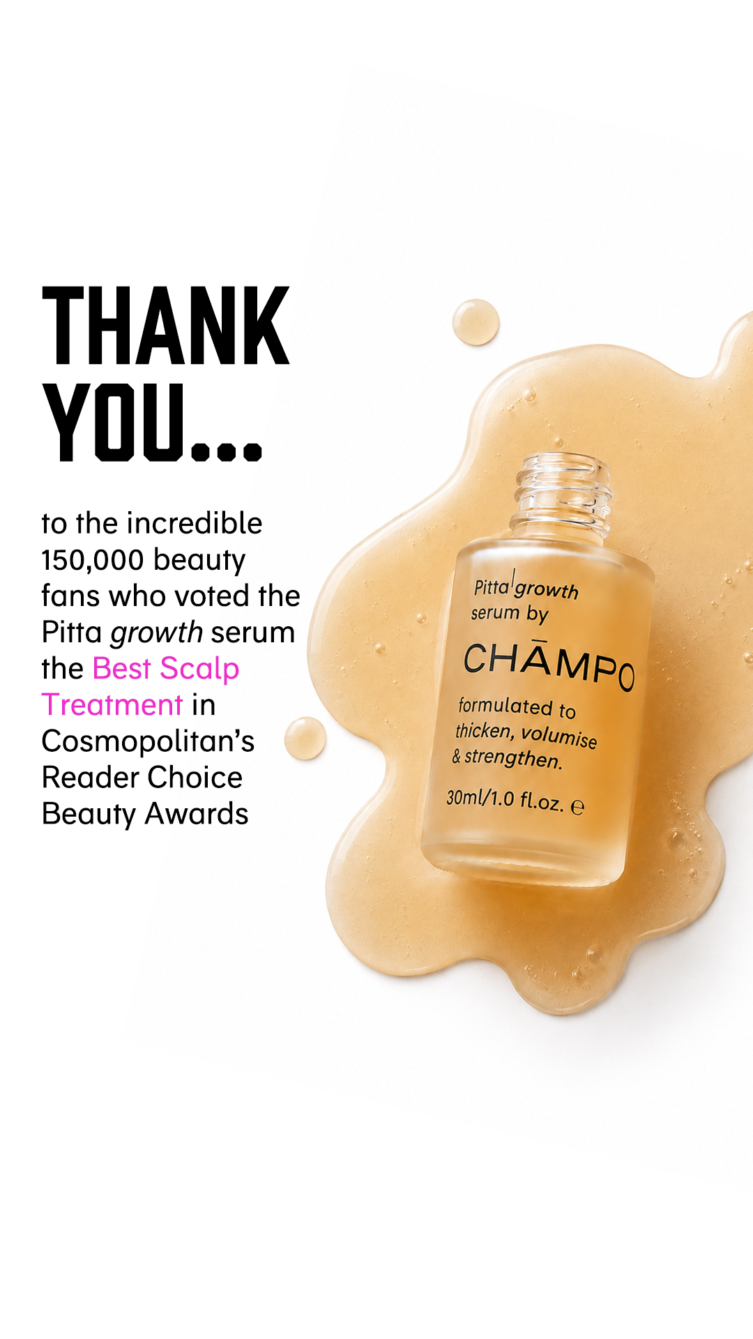 Chāmpo Haircare Facebook ad