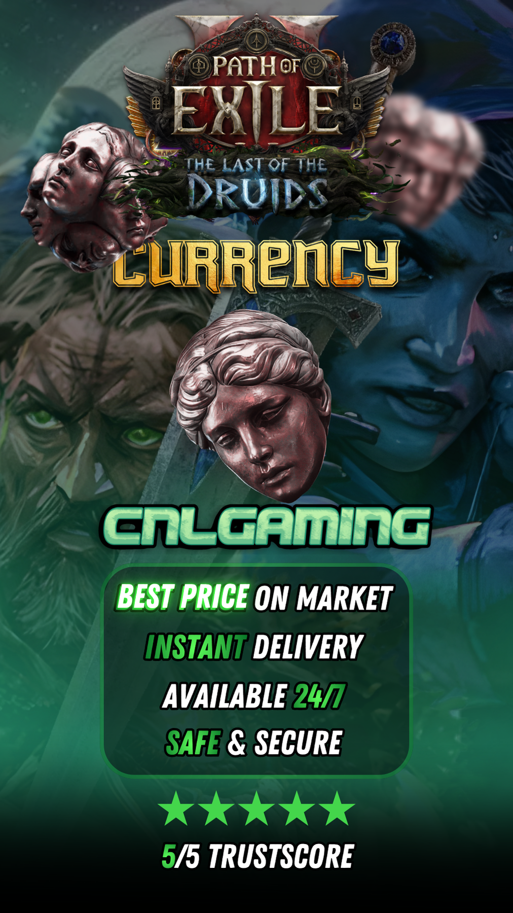 CnlGaming Buy & Sell Currency Facebook ad from Dec 14, 2025