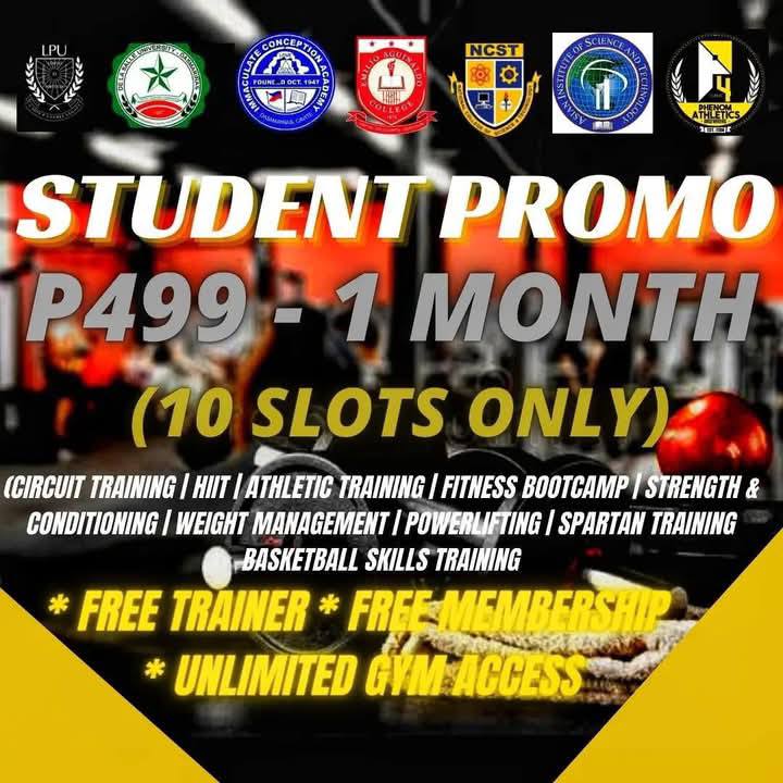 Phenom Athletics - Dasma Fitness Gym Facebook ad: 𝘼𝙧𝙚 𝙮𝙤𝙪 𝙡𝙤𝙤𝙠𝙞𝙣𝙜 𝙛𝙤𝙧 𝙖 𝙨𝙖𝙛𝙚 𝙜𝙮𝙢…