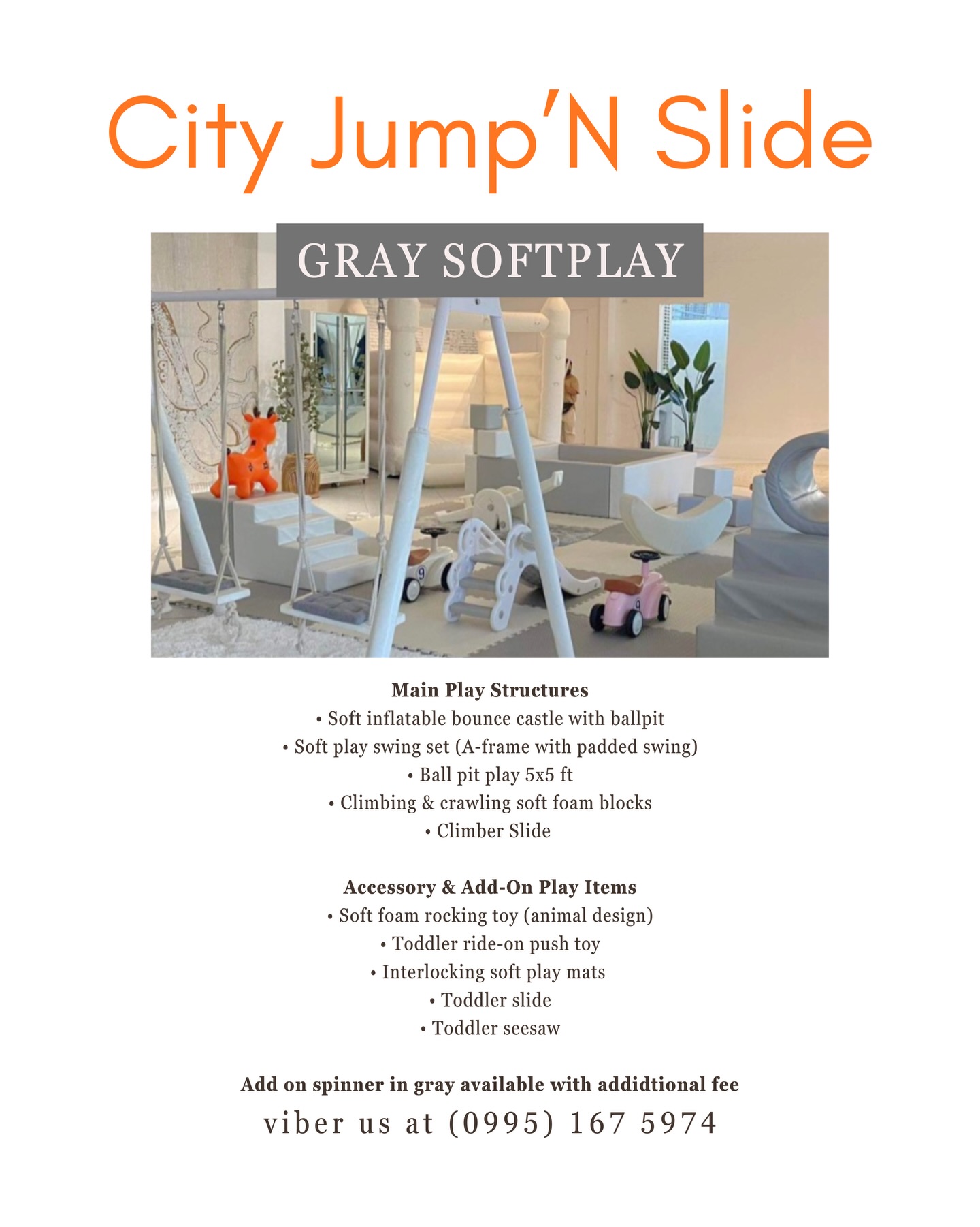 City JumpN'Slide PH Facebook ad: Soft, serene, and thoughtfully designed for little moments…