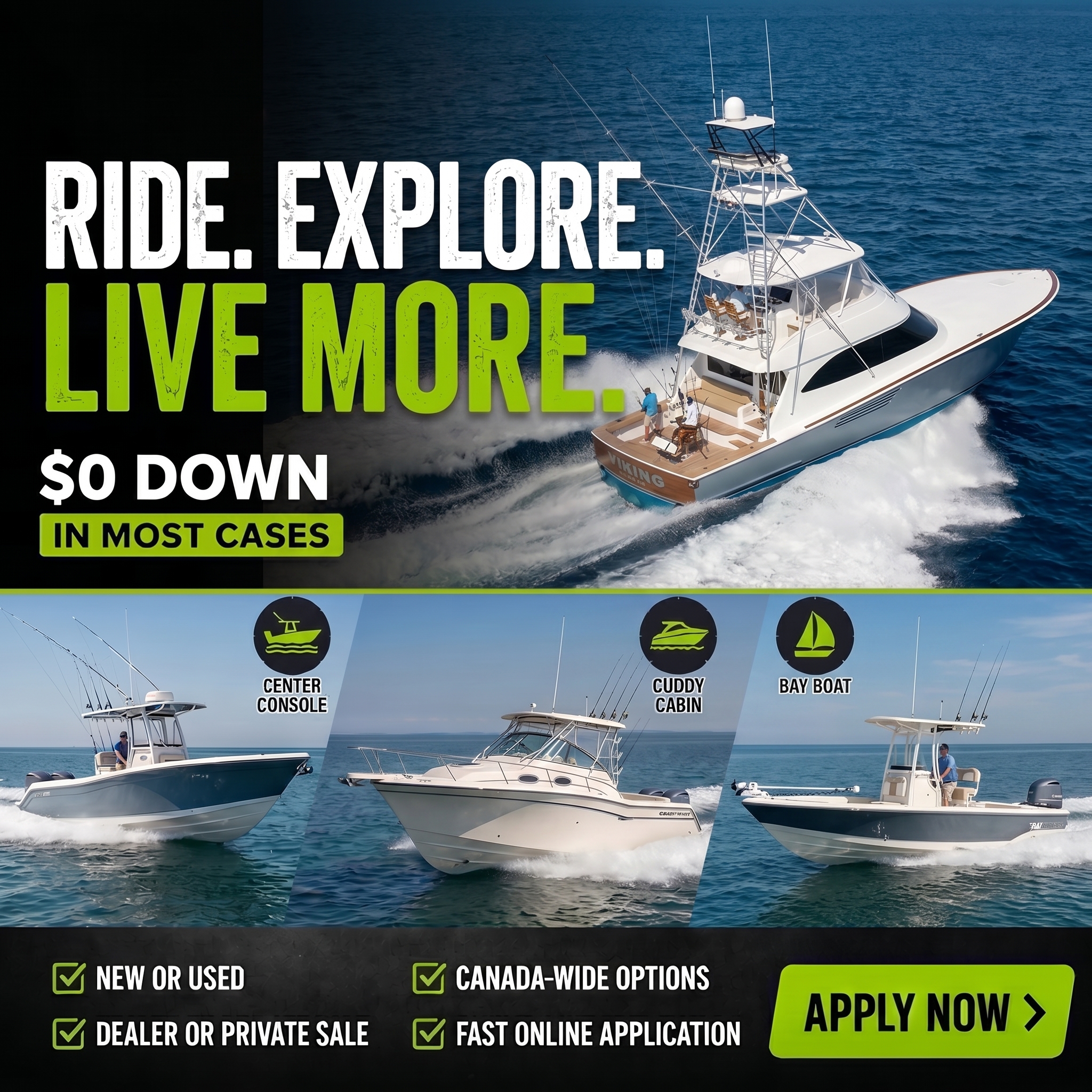 Canada Powersports Financing Facebook ad