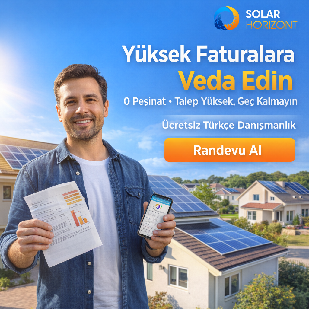 Solar Horizont Facebook ad: Yüksek Faturalara Veda Edin