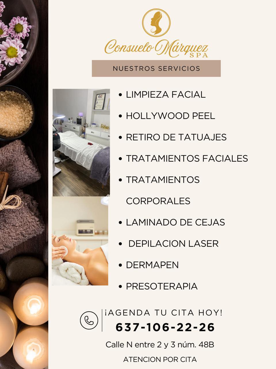 Consuelo Márquez Spa Facebook ad
