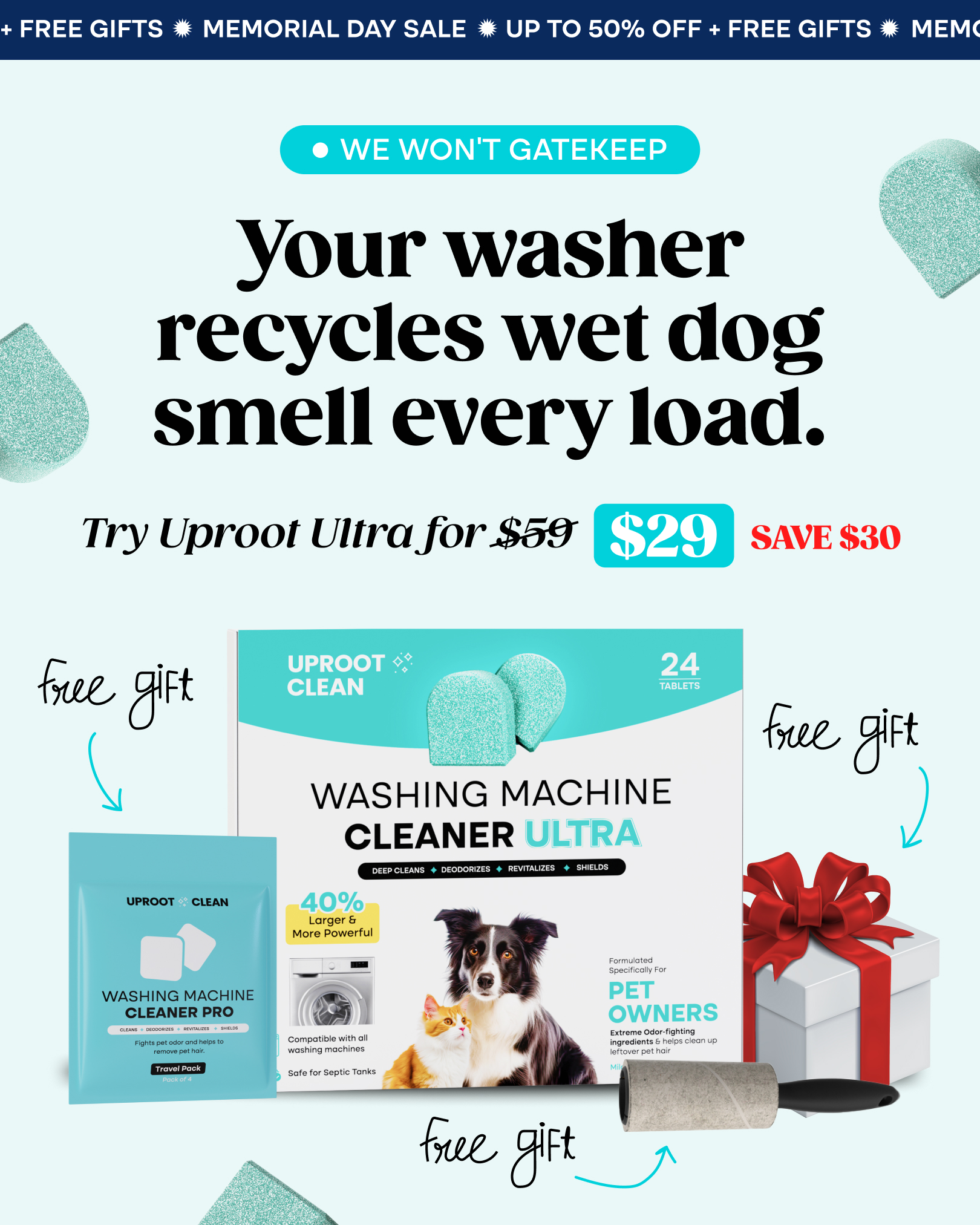 Uproot Clean Facebook ad