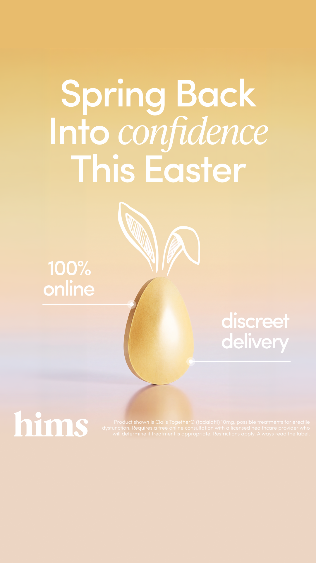 hims Facebook ad