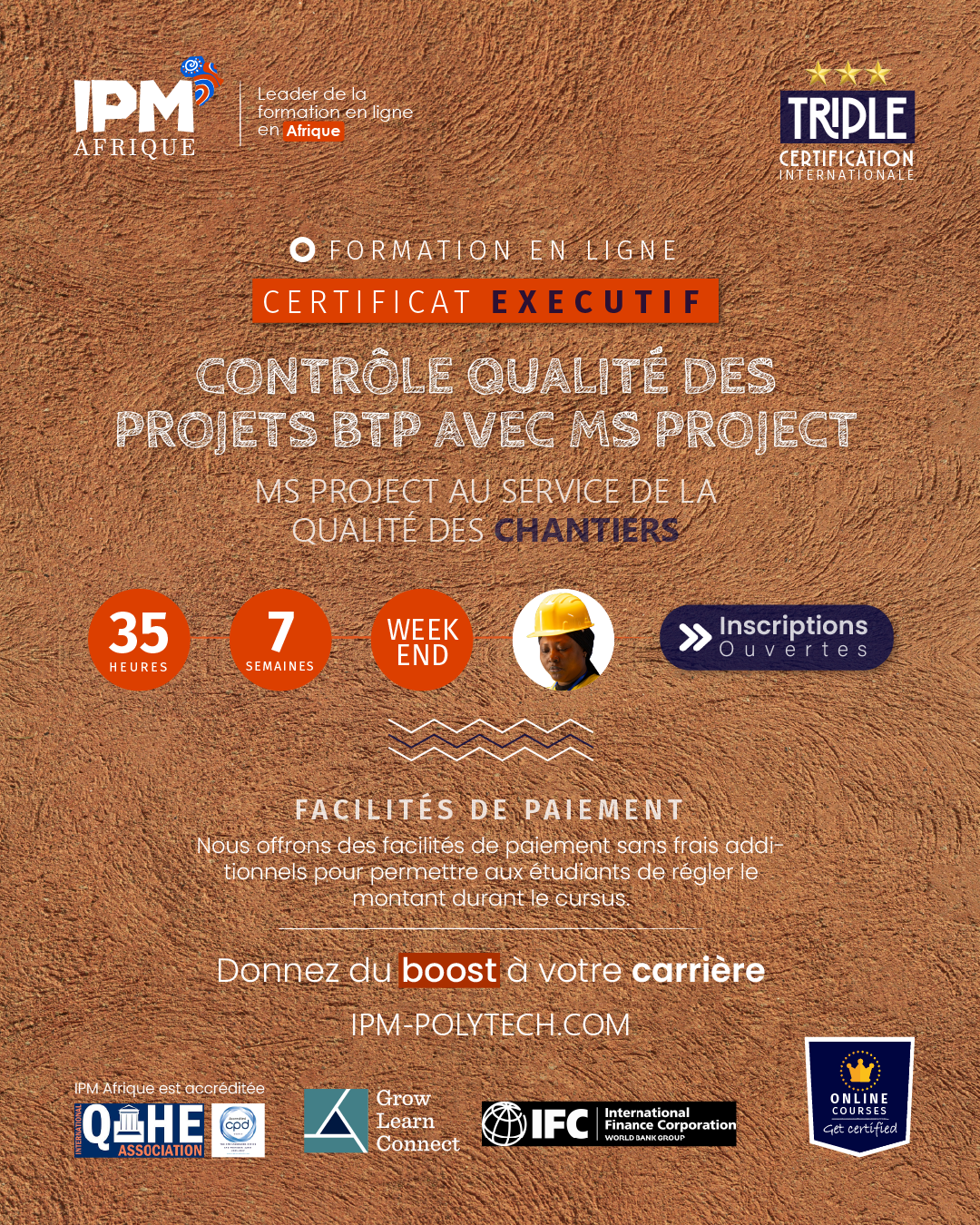 IPM- Institut polytechnique de Marrakech Facebook ad