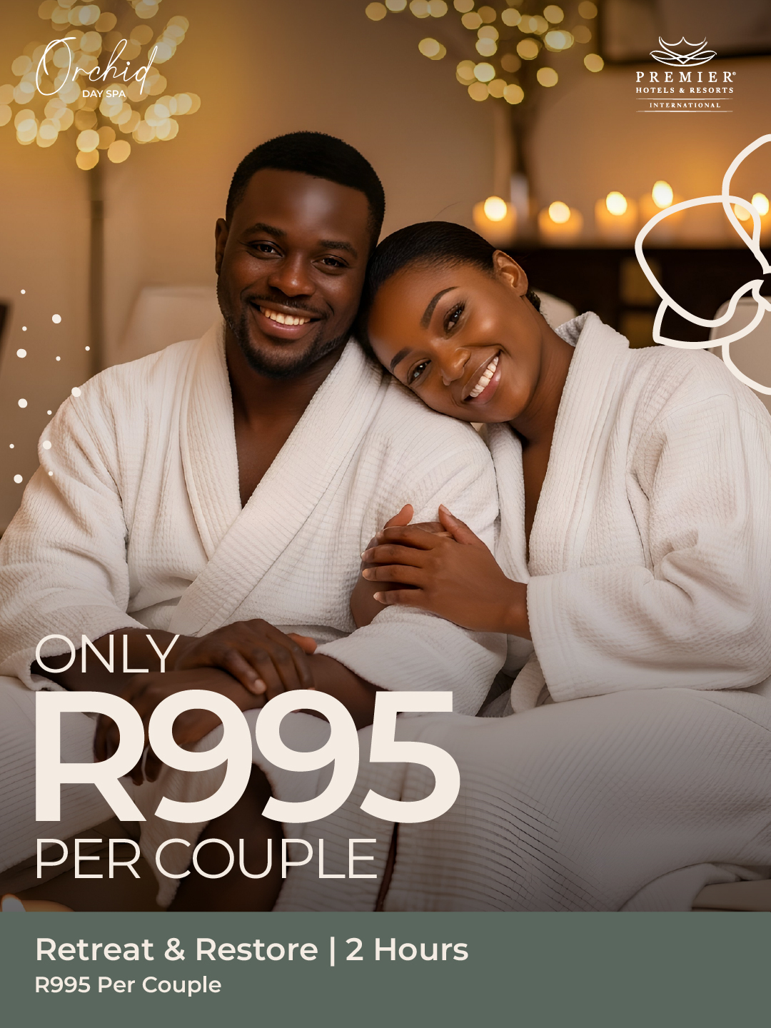 Orchid Day Spa at Premier Hotel Facebook ad