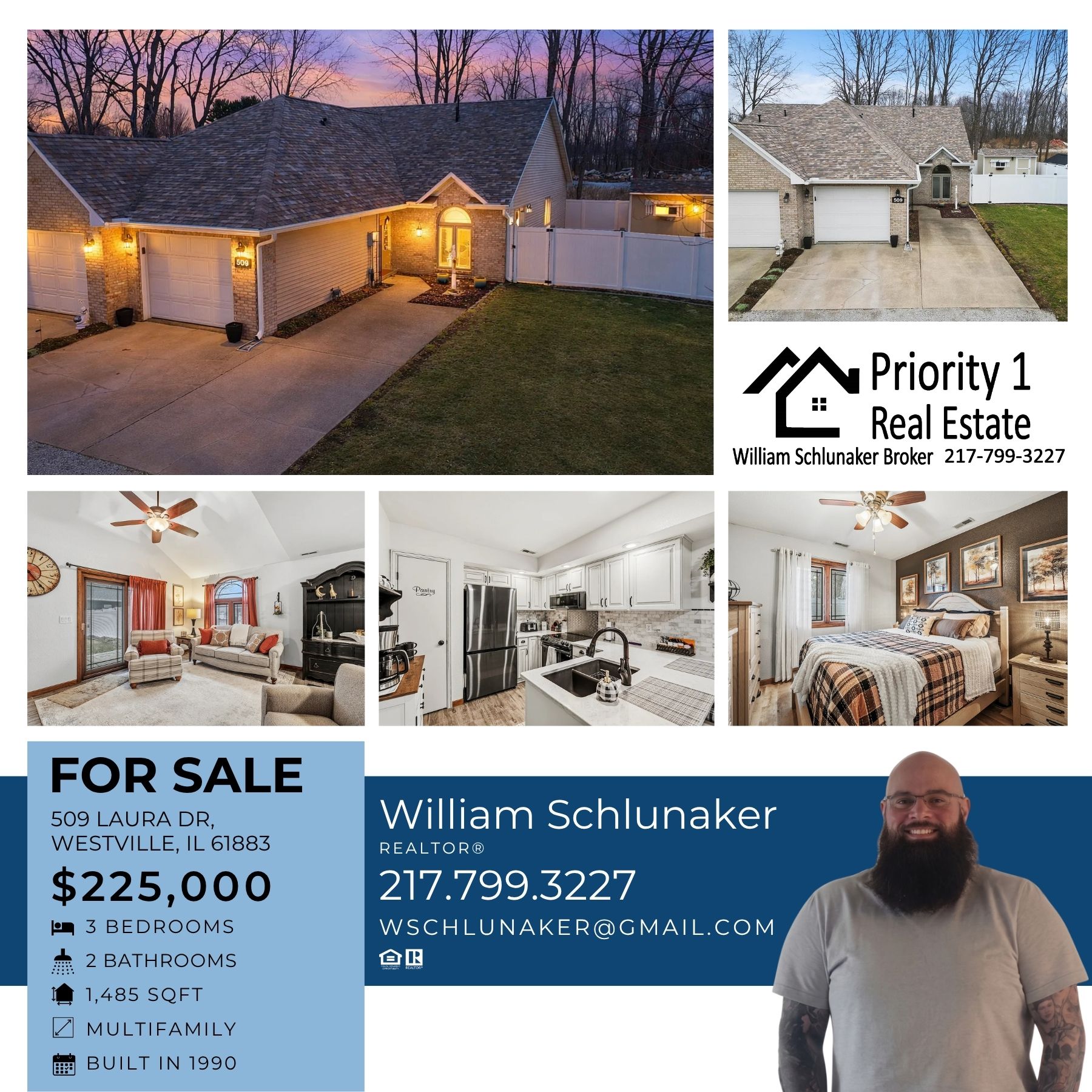 William E Schlunaker: Broker at Priority 1 Real Estate and Auction Facebook ad: William Schlunaker