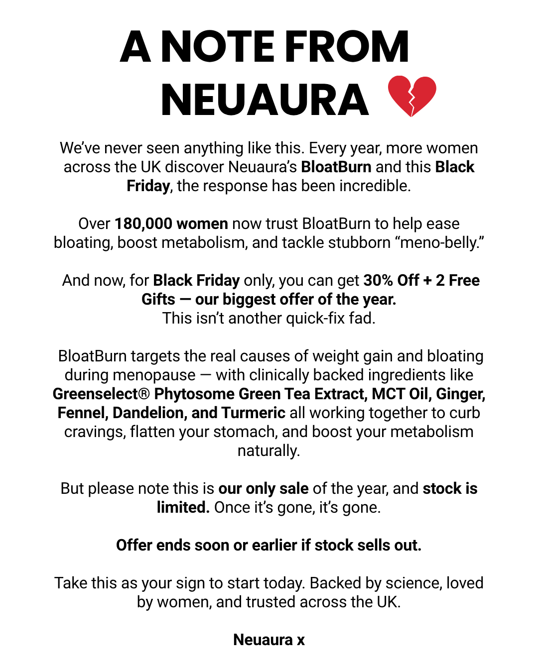 Neuaura Facebook ad