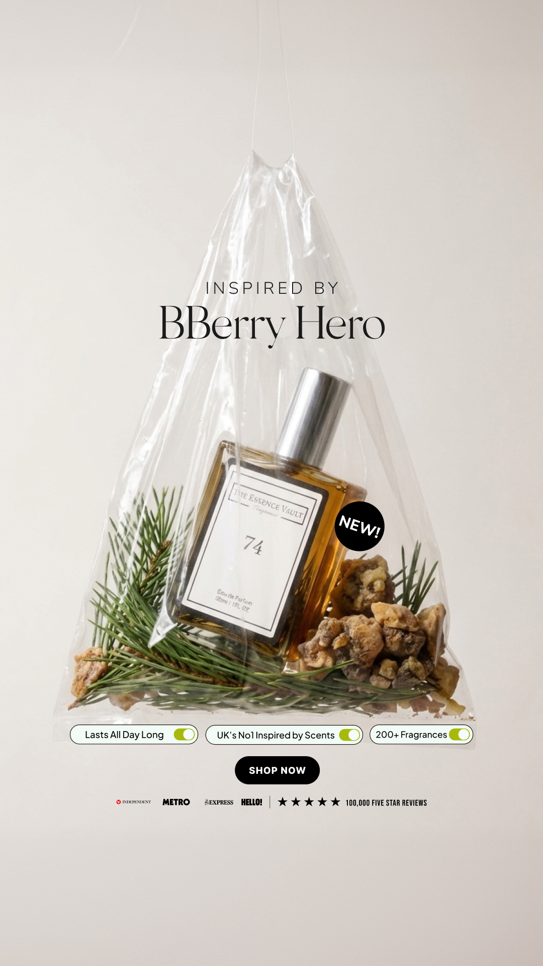 The Essence Vault Facebook ad from Mar 19, 2026