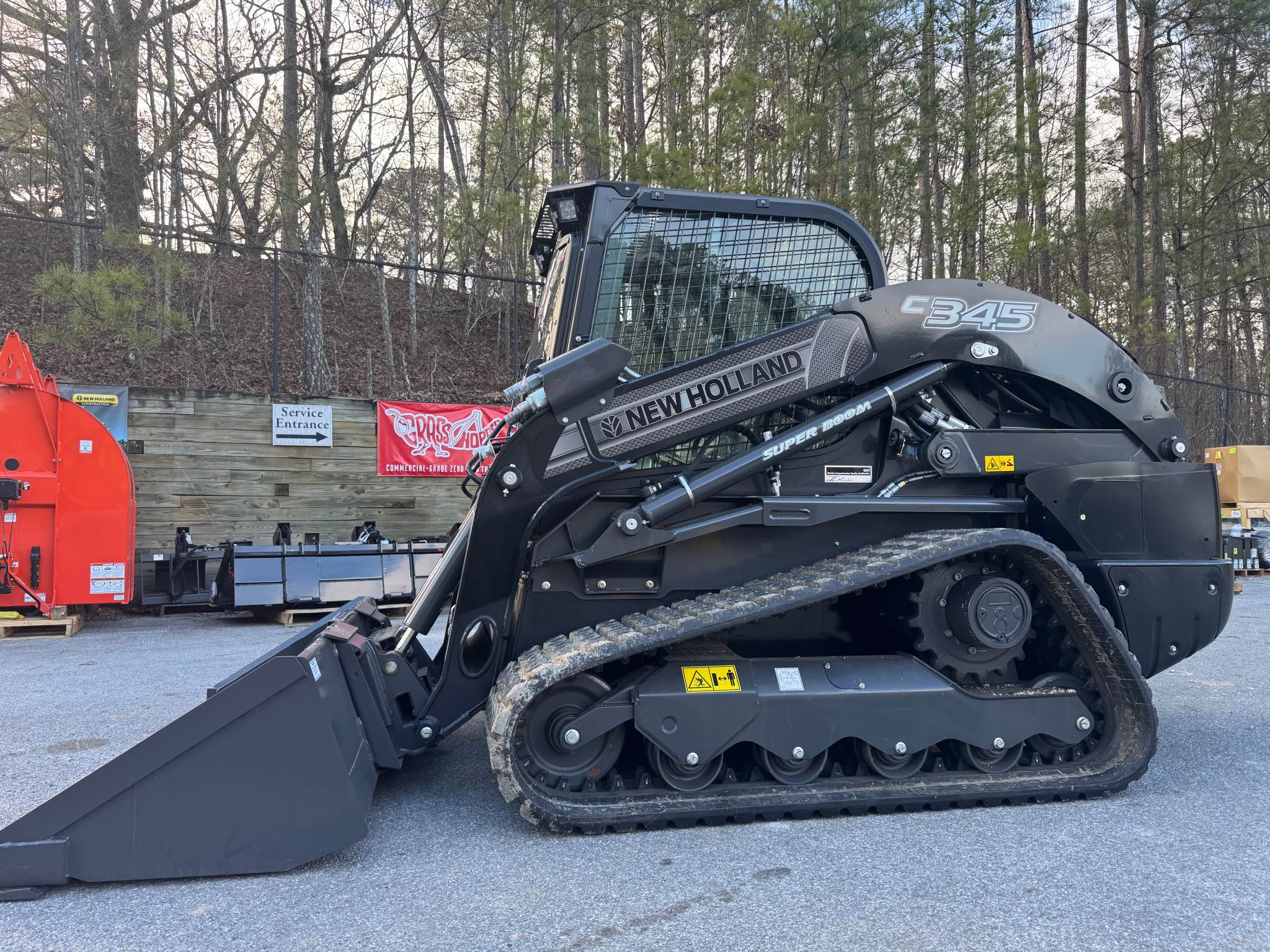 Heath Matthews Facebook ad: 2026 New Holland C345 Midnight edition CTL