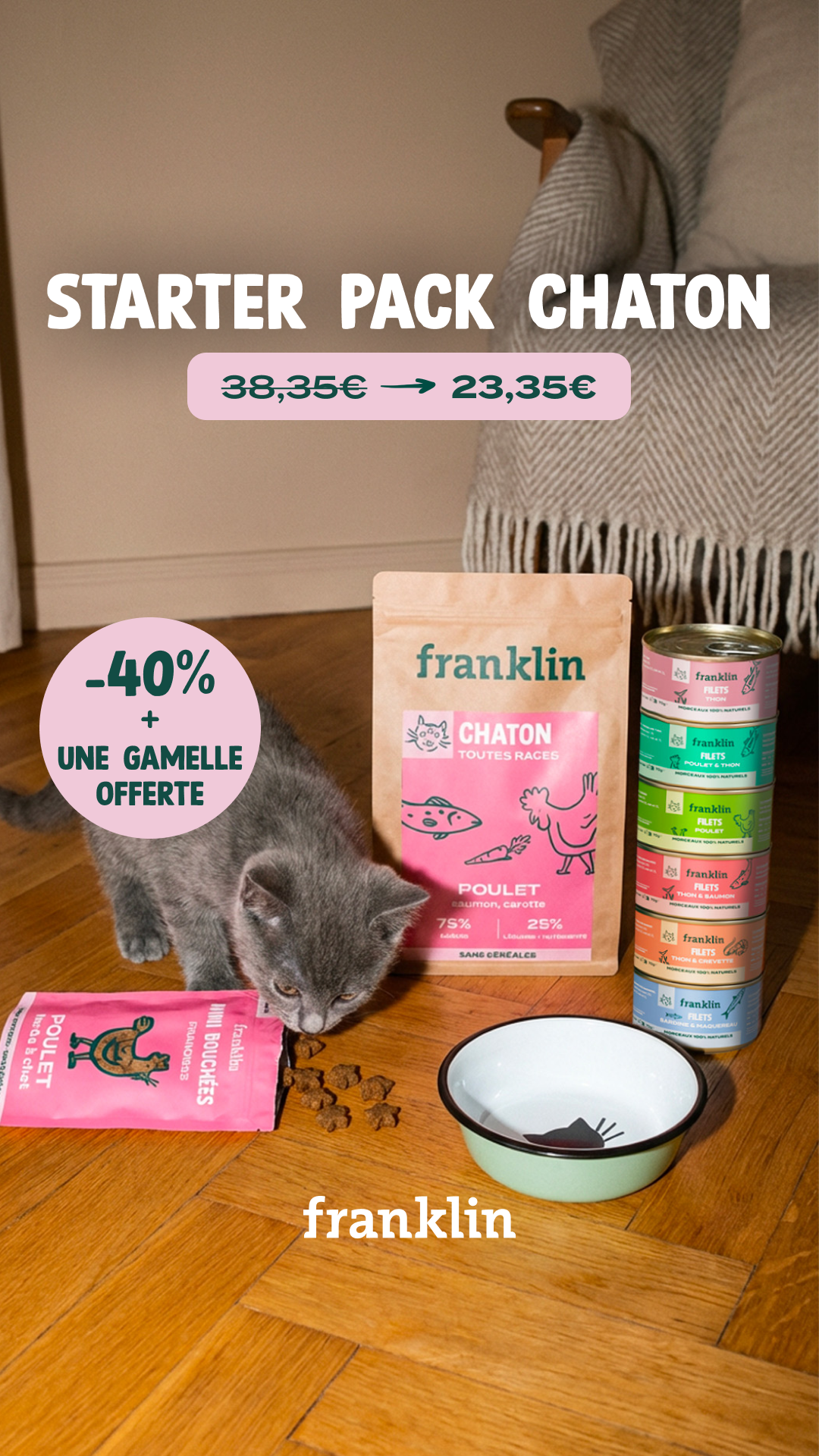 Franklin Pet Food Facebook ad