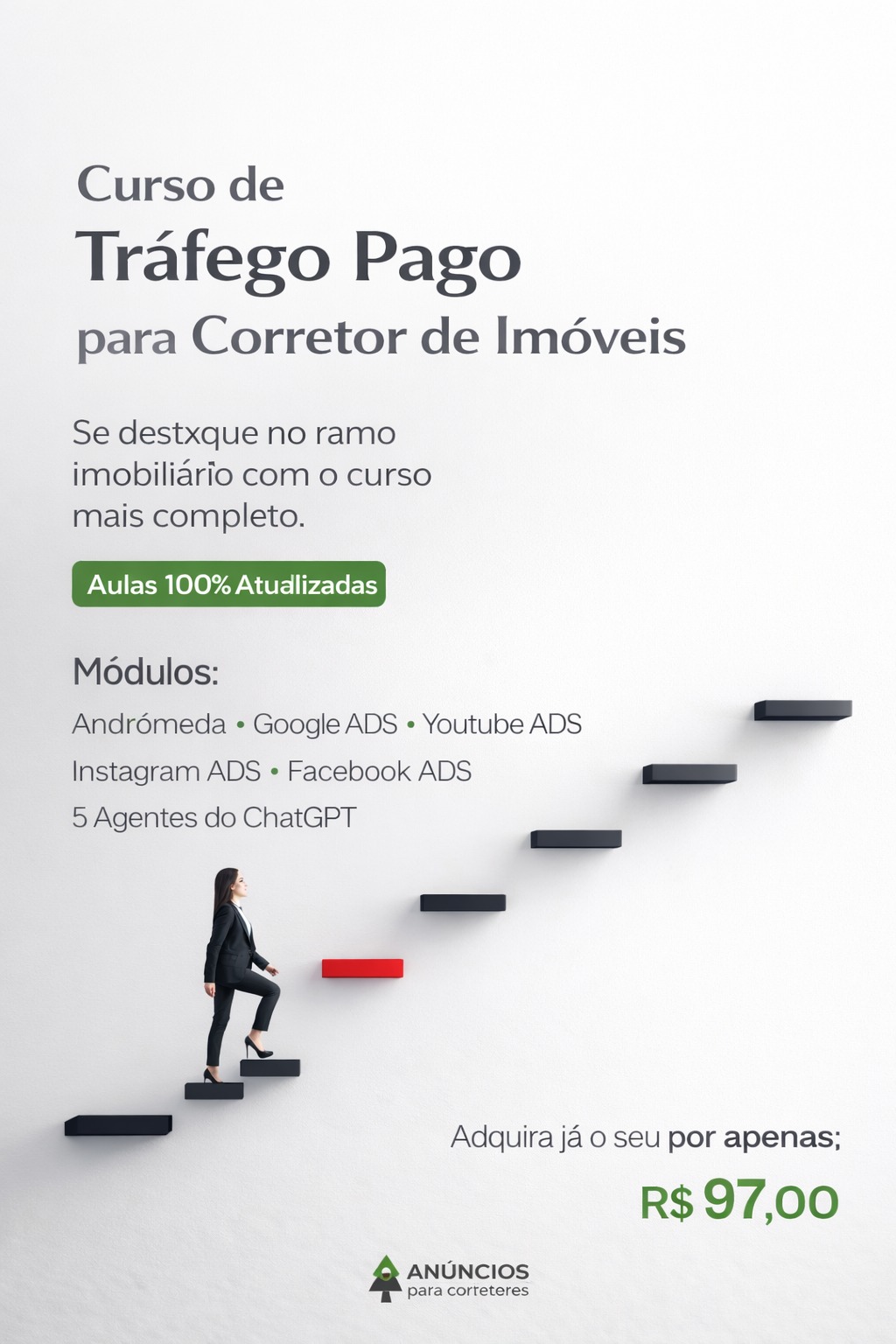 Anúncios para Corretores Facebook ad