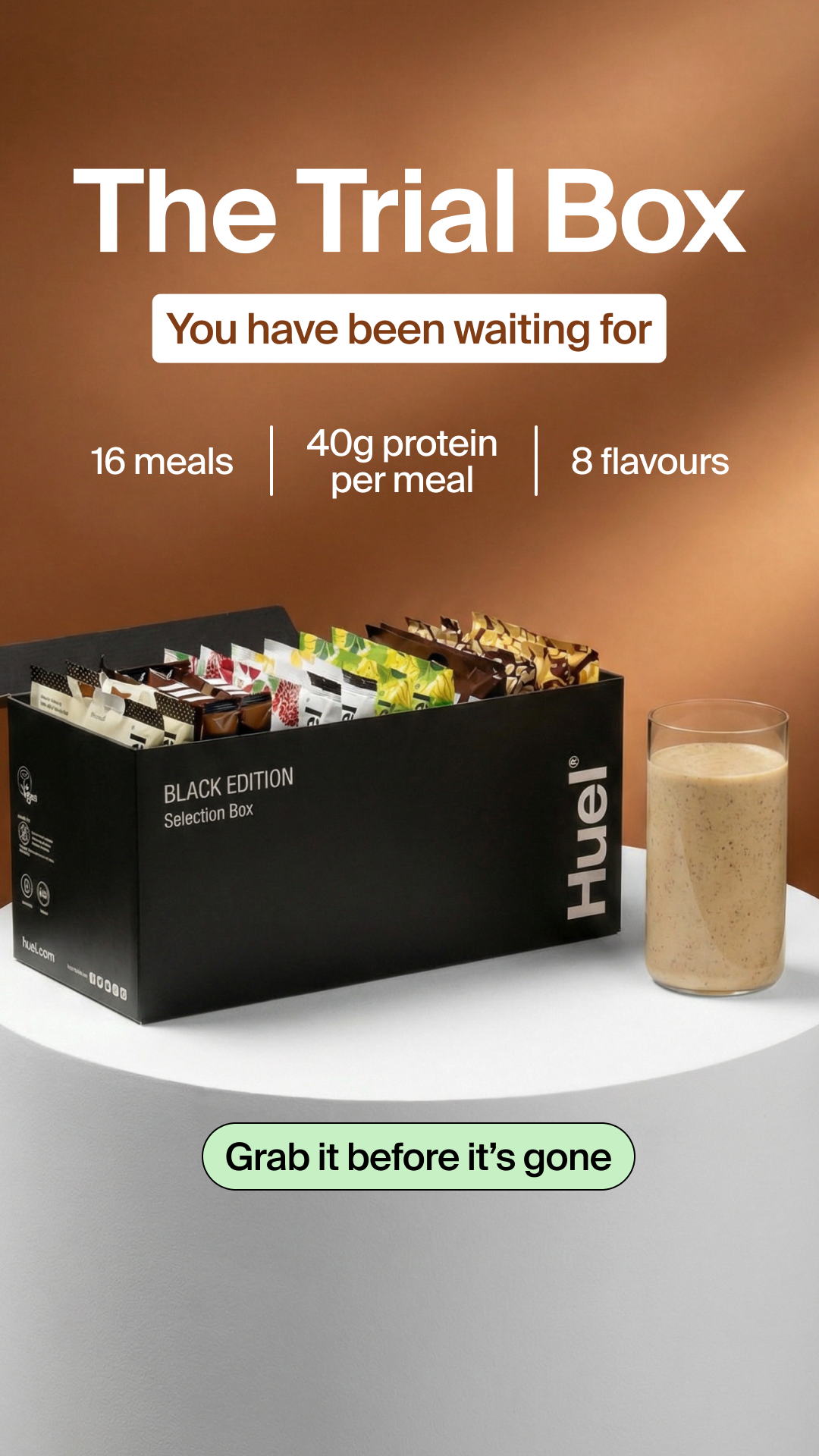 Huel Facebook ad