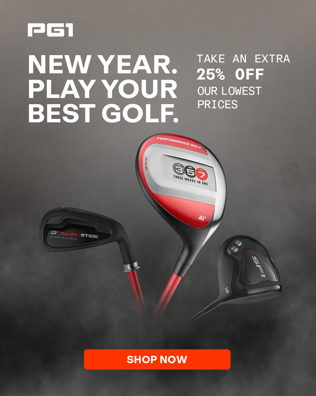 Performance Golf Facebook ad