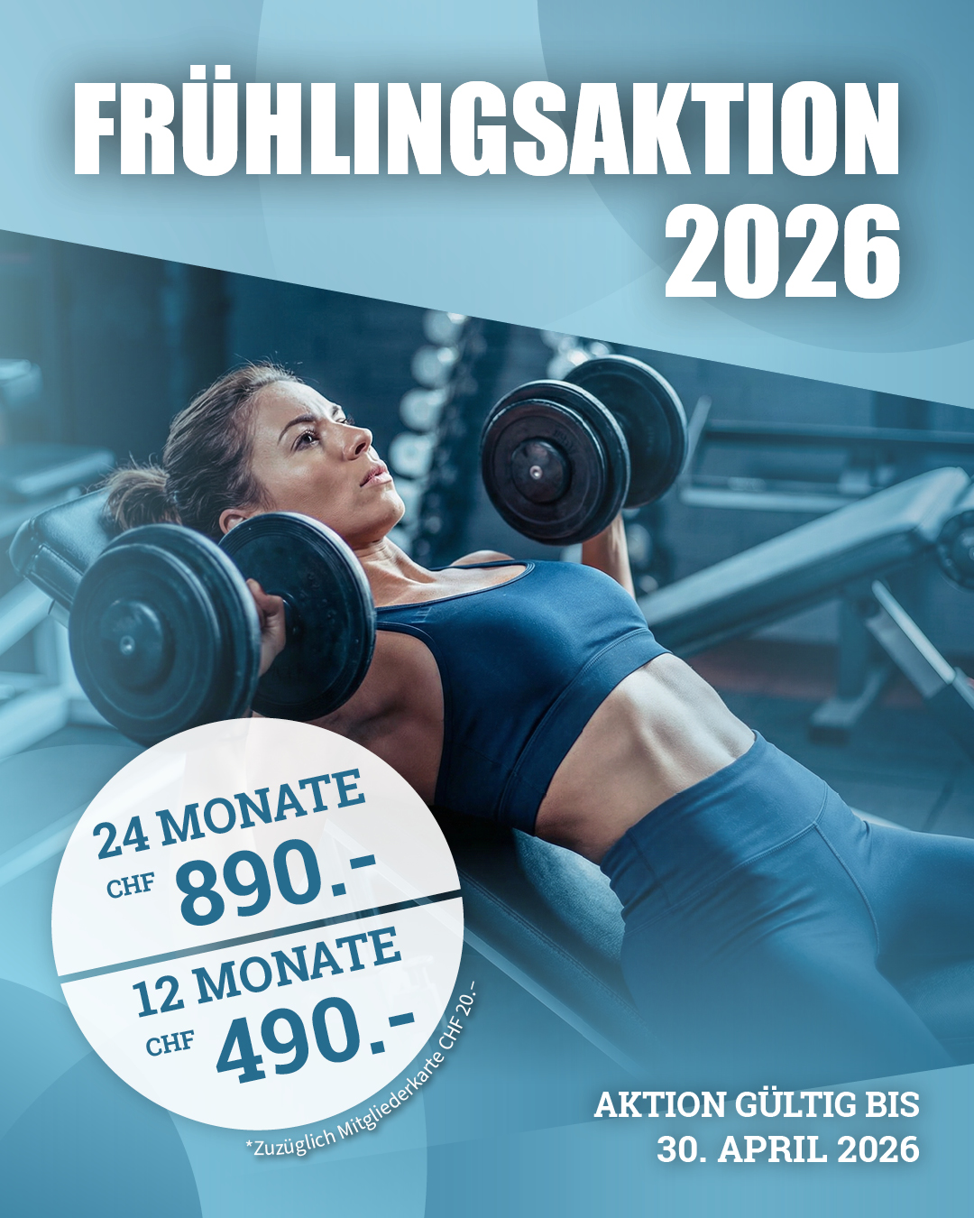 BudgetFitness Facebook ad: Günstiger wird es nicht!