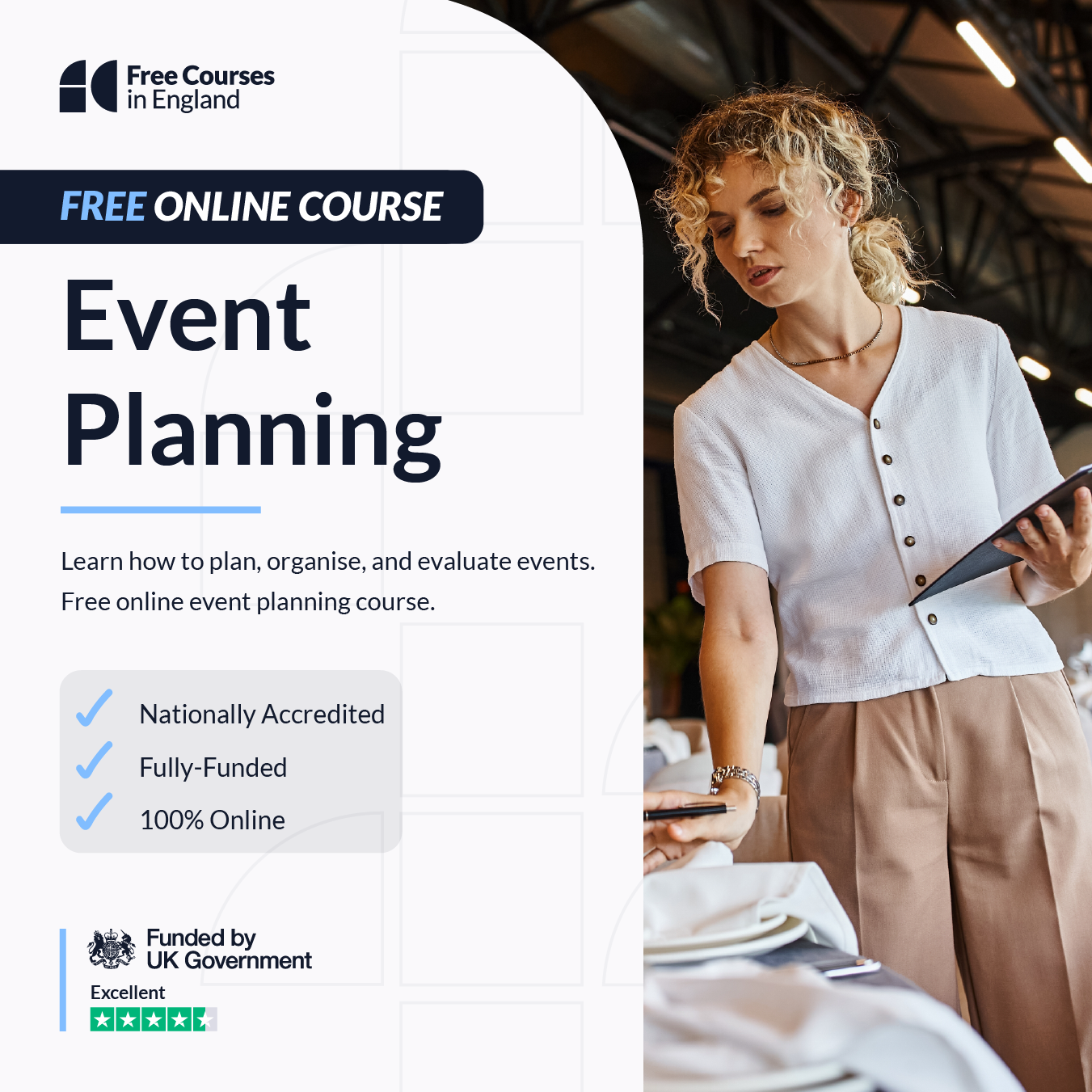 Free Courses In England Facebook ad