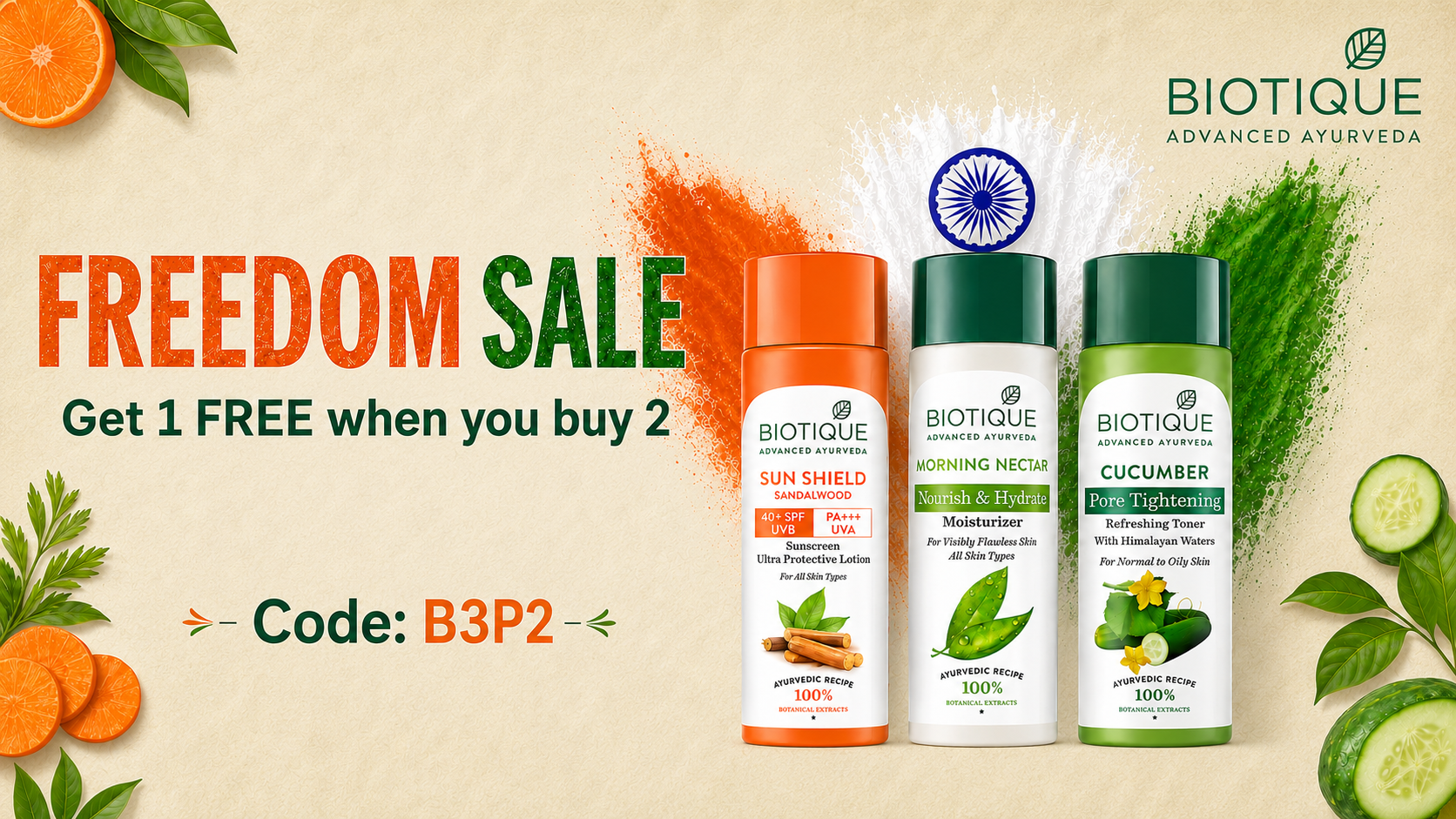 Biotique Facebook ad