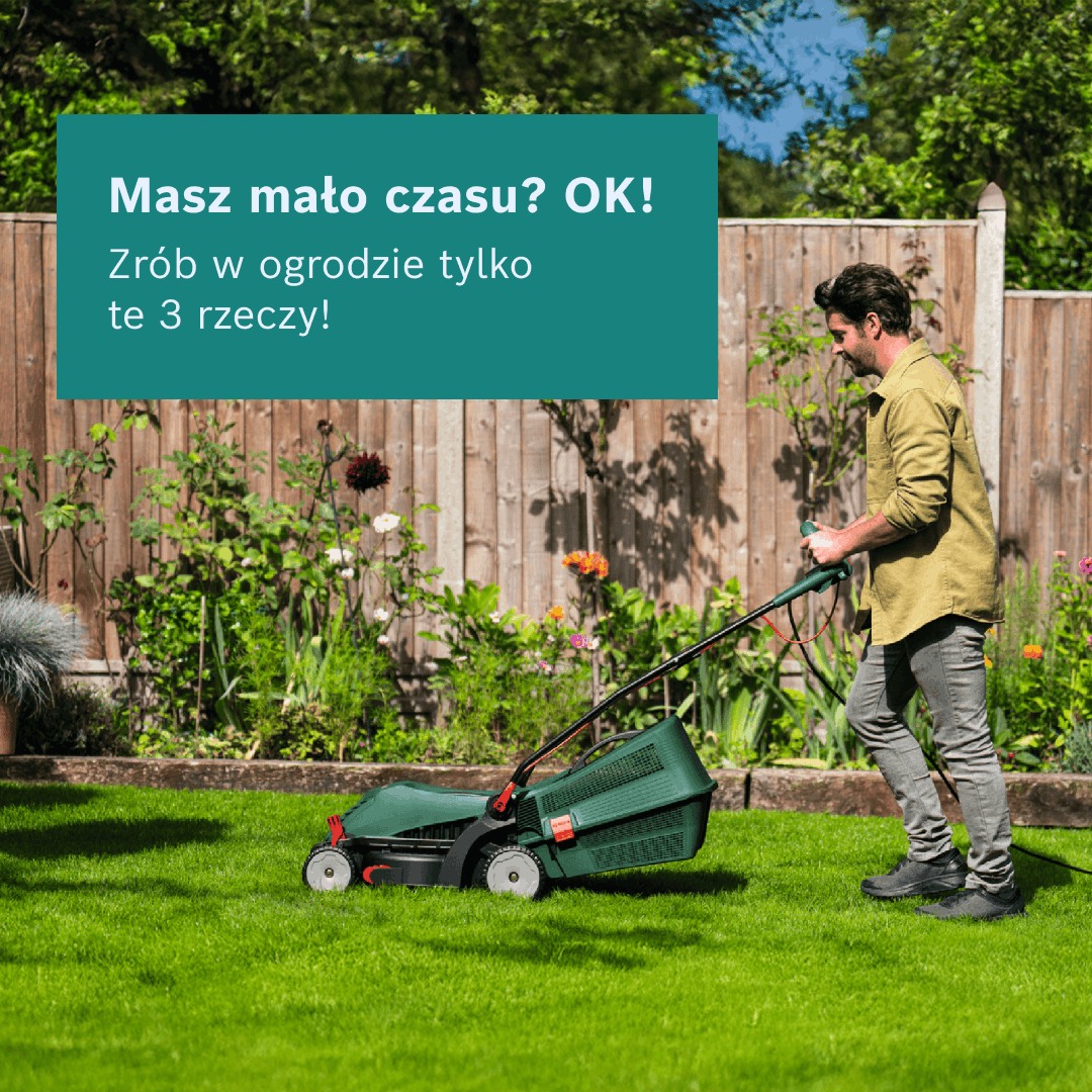 Bosch Polska Facebook ad: Ogród nie pyta, co robisz w weekend…