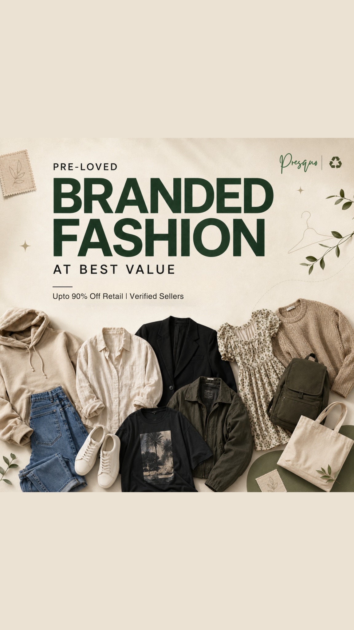 Presquo Facebook ad: Get 10% OFF on Your First Order!