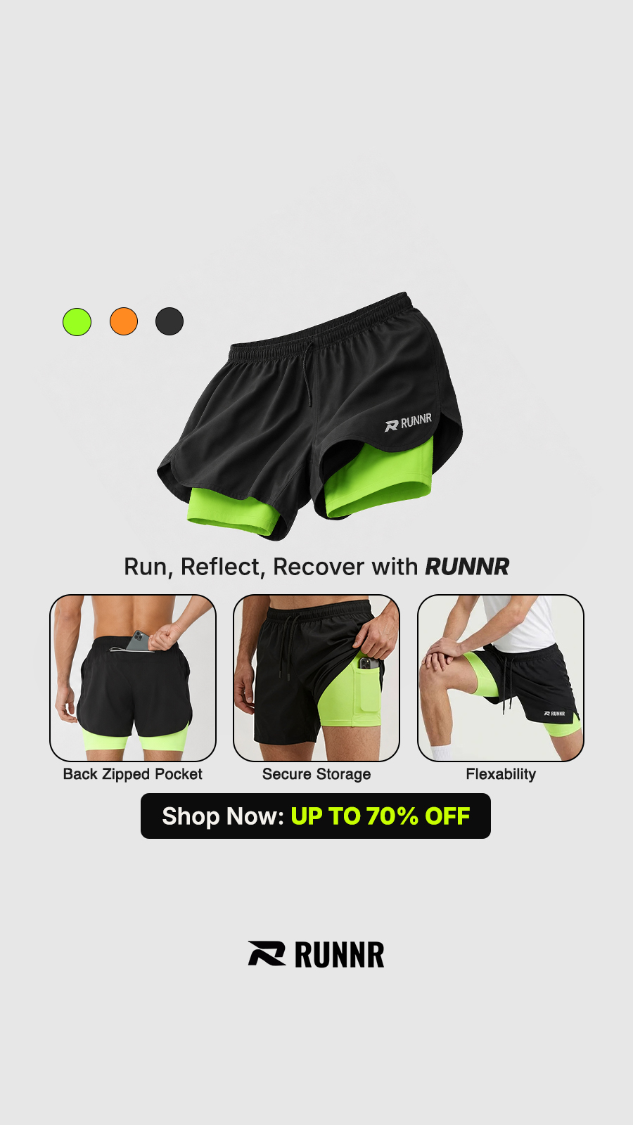 RUNNR Activewear Facebook ad