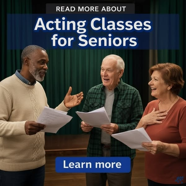 Clever Bargains Facebook ad: Understanding Acting Classes for Seniors