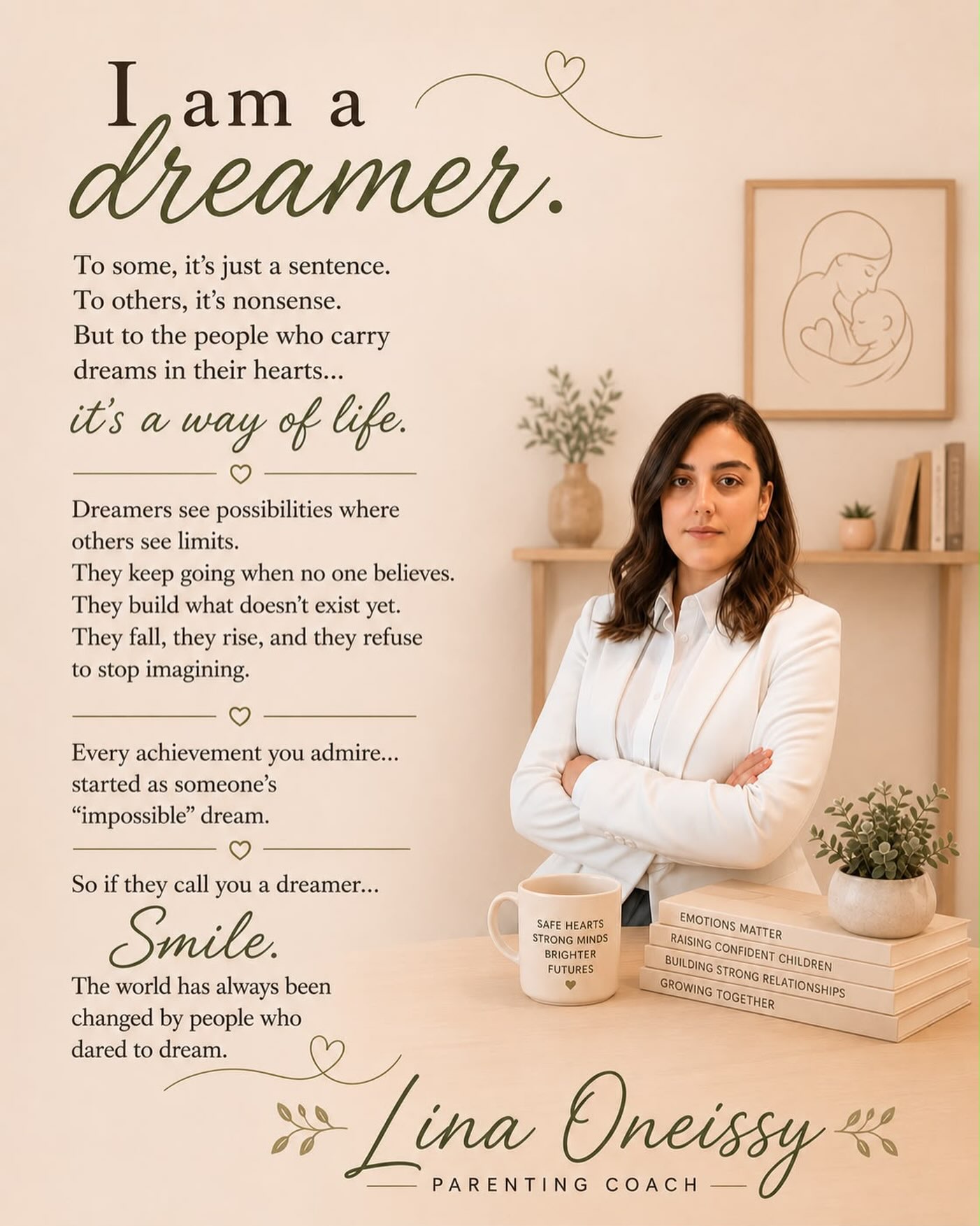 Lina Oneissy Parenting Coach Facebook ad