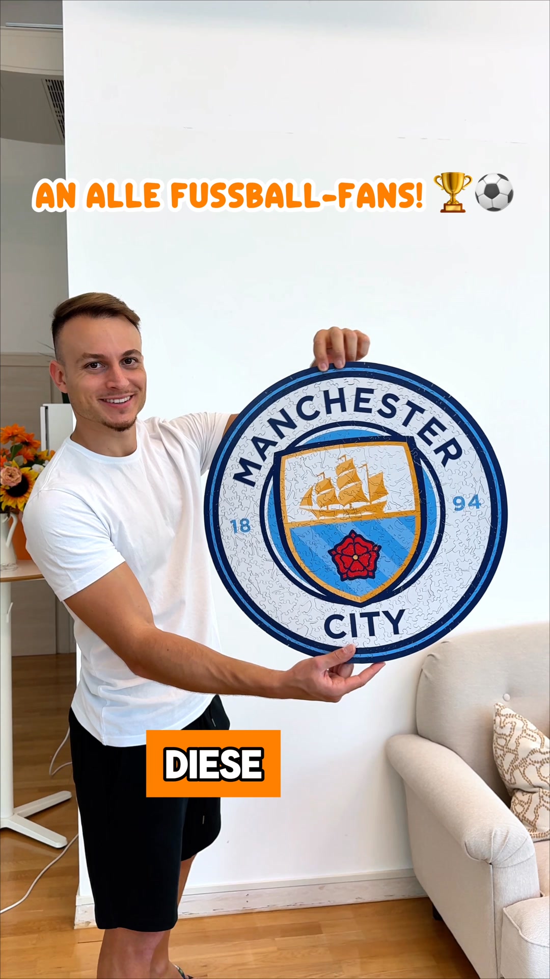 Iconic Puzzles Facebook ad: Jeder Fußball-Fan braucht das!
