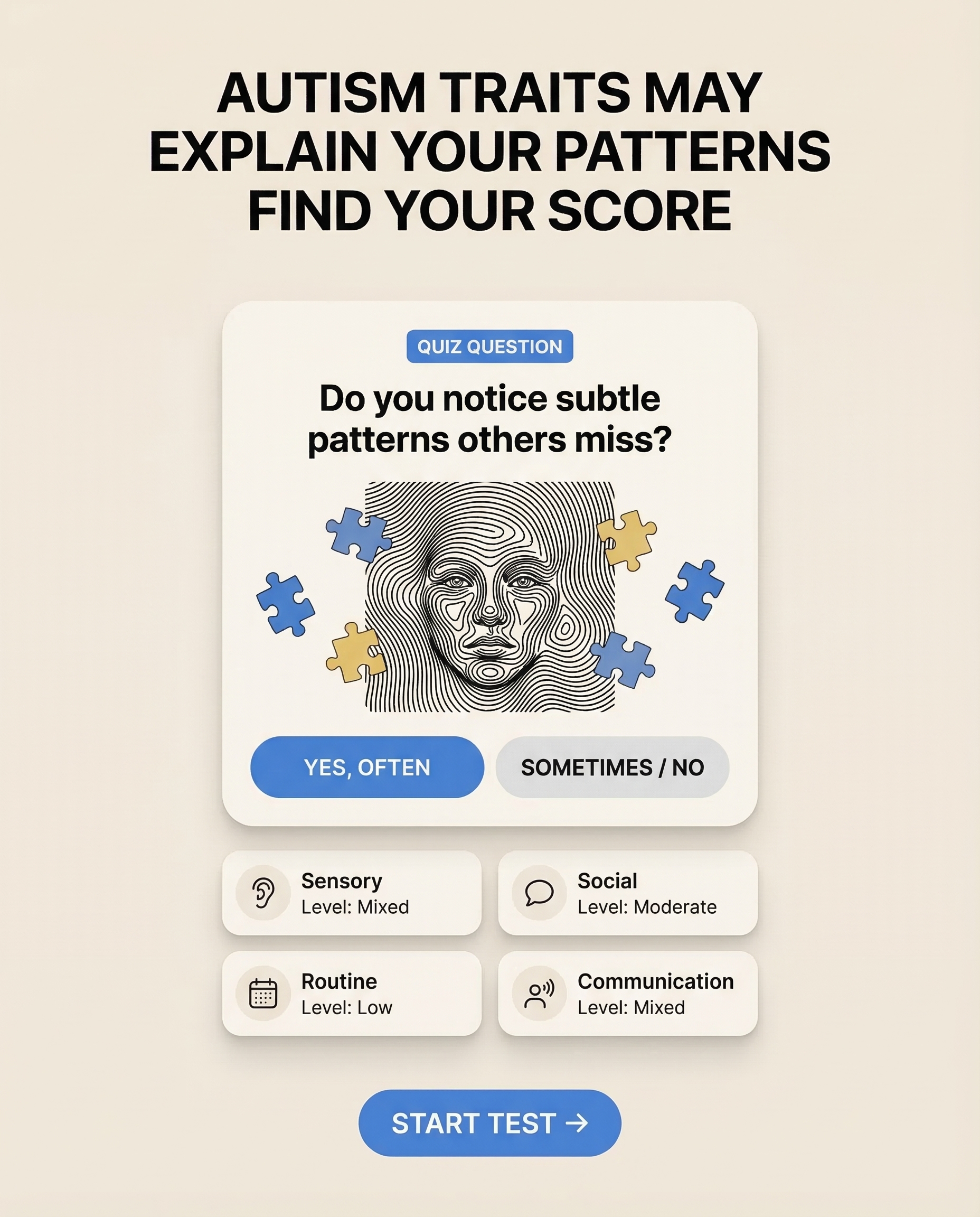 Personality Test: Created by Experts  Facebook ad
