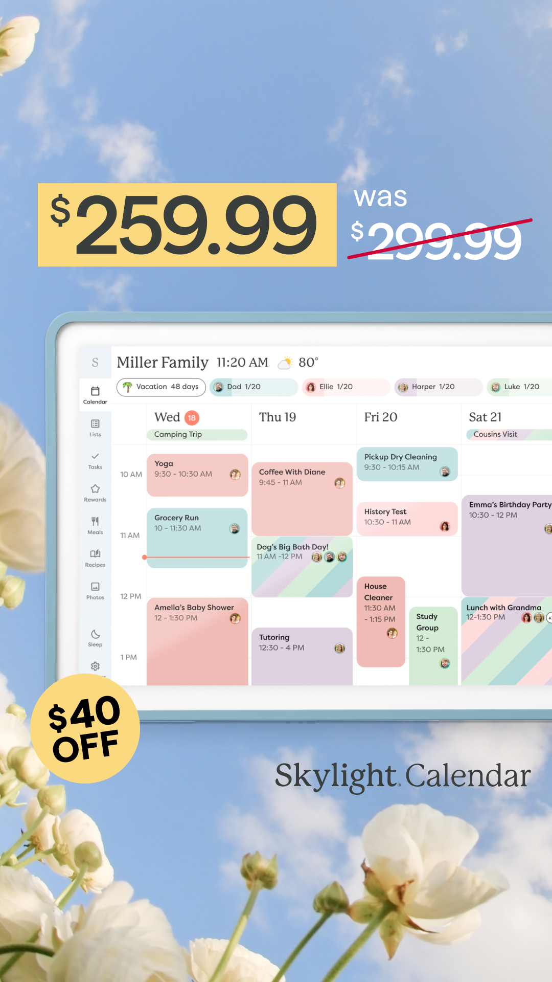 Skylight Facebook ad