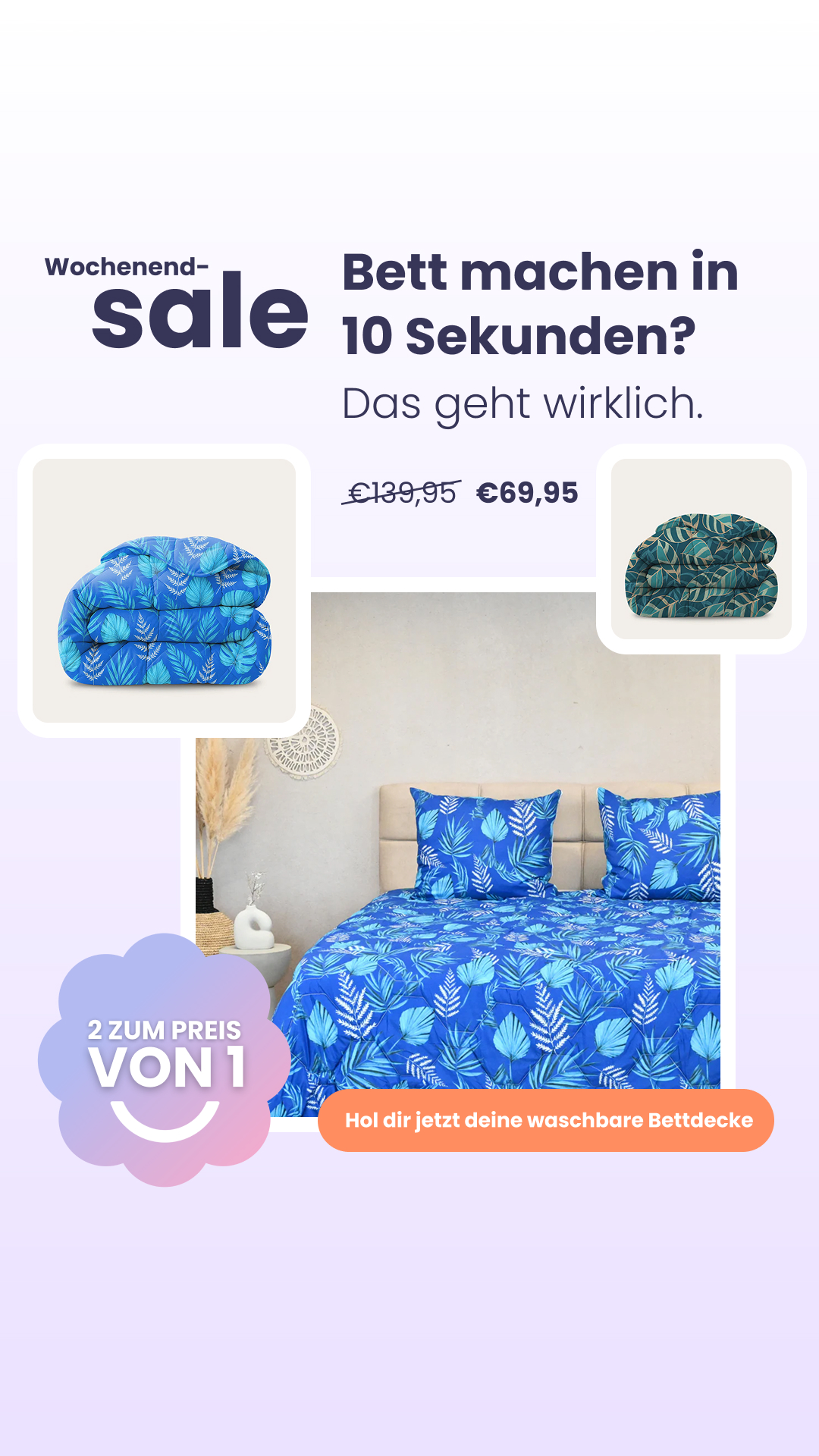 Thehappybed.de Facebook ad