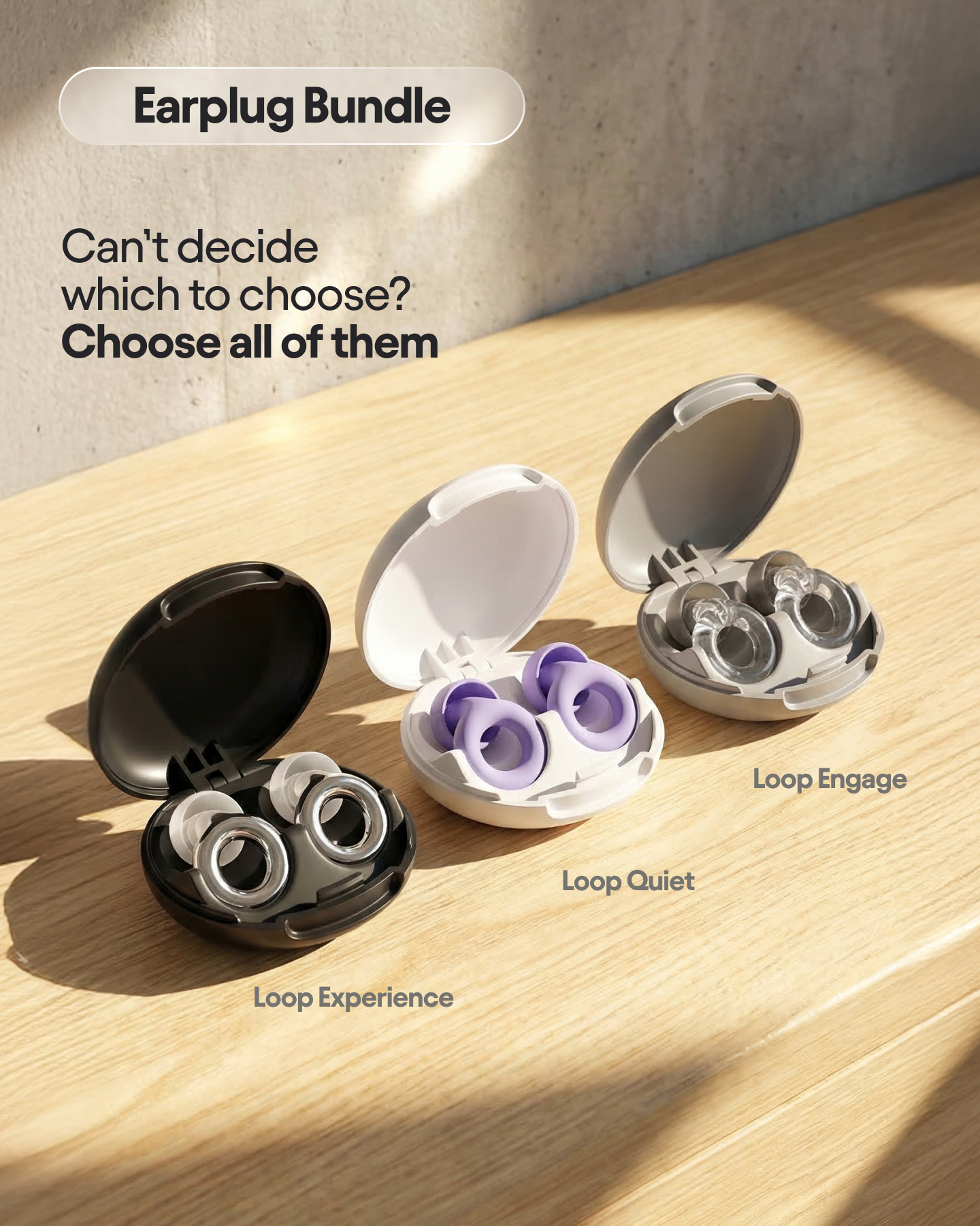 Loop Facebook ad: Is the Earplug Bundle right for you?