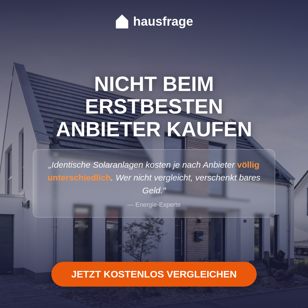 Hausfrage Facebook ad