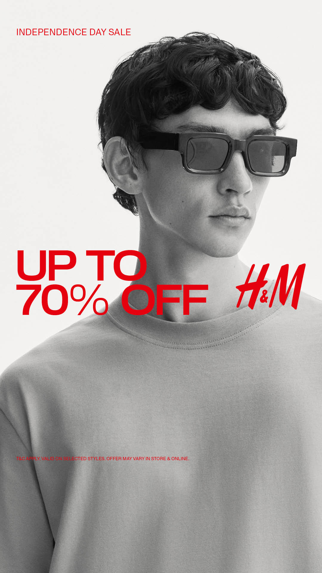 H&M Facebook ad