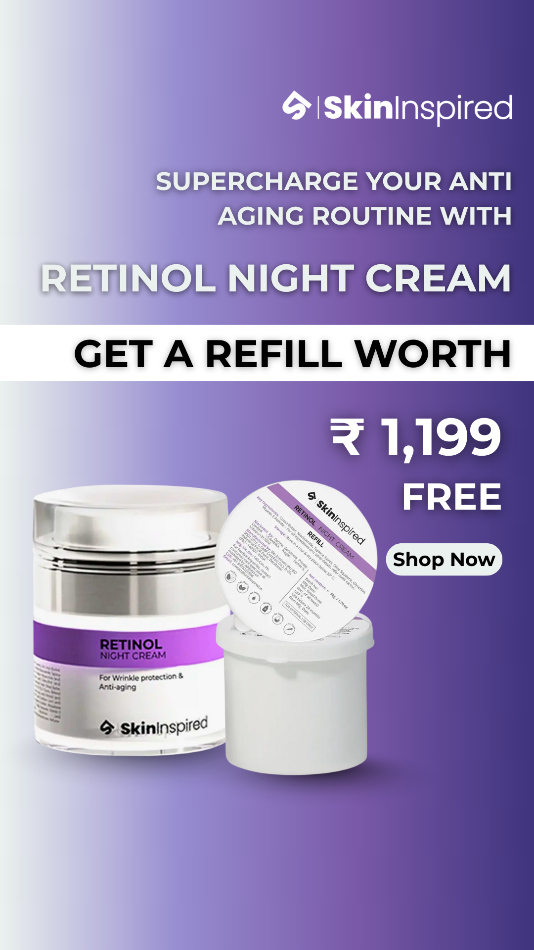 SkinInspired Facebook ad