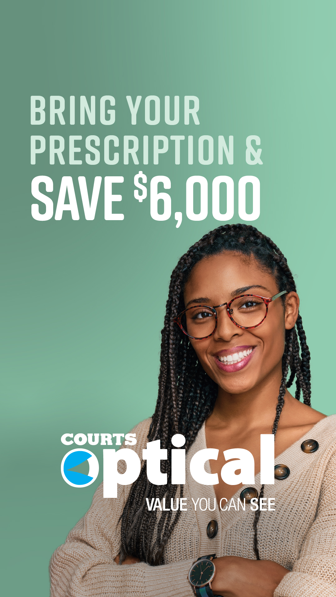 Courts Optical Jamaica Facebook ad