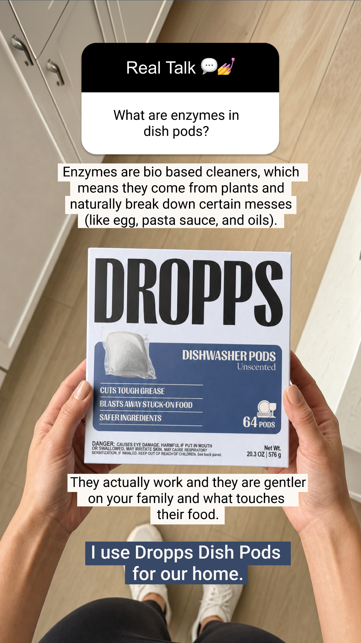 Dropps Facebook ad: Dishwasher Pods