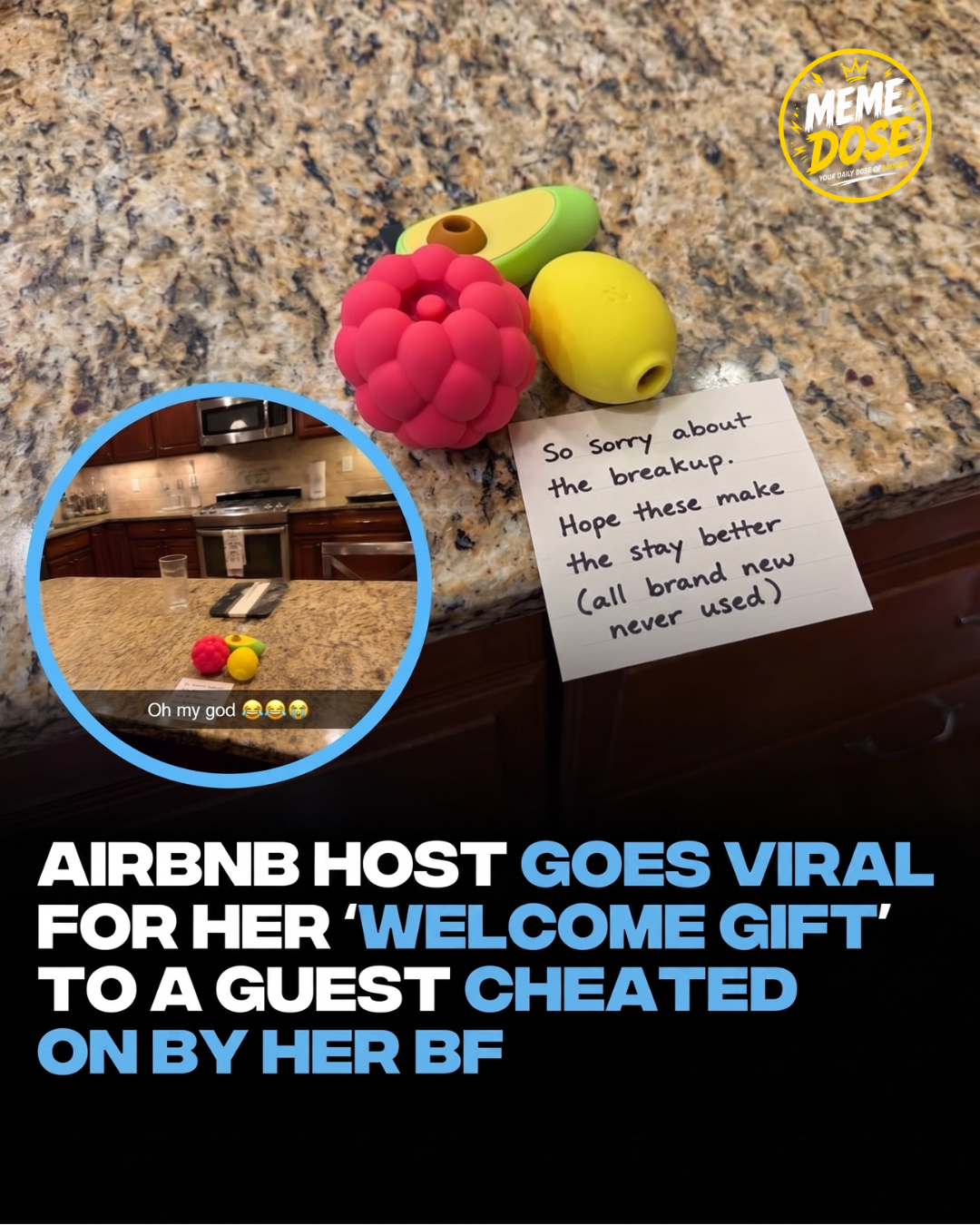Meme Dose Facebook ad: A guest went viral after she showed the…