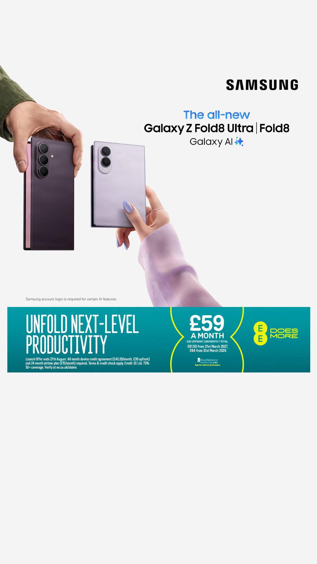 EE Facebook ad