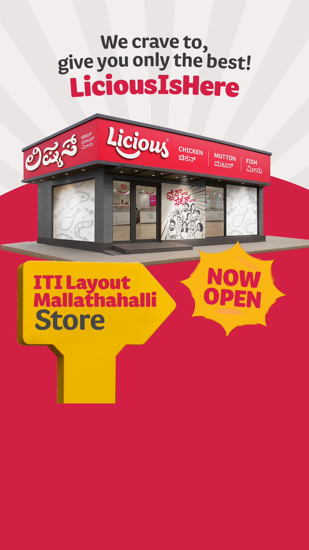 Licious Facebook ad