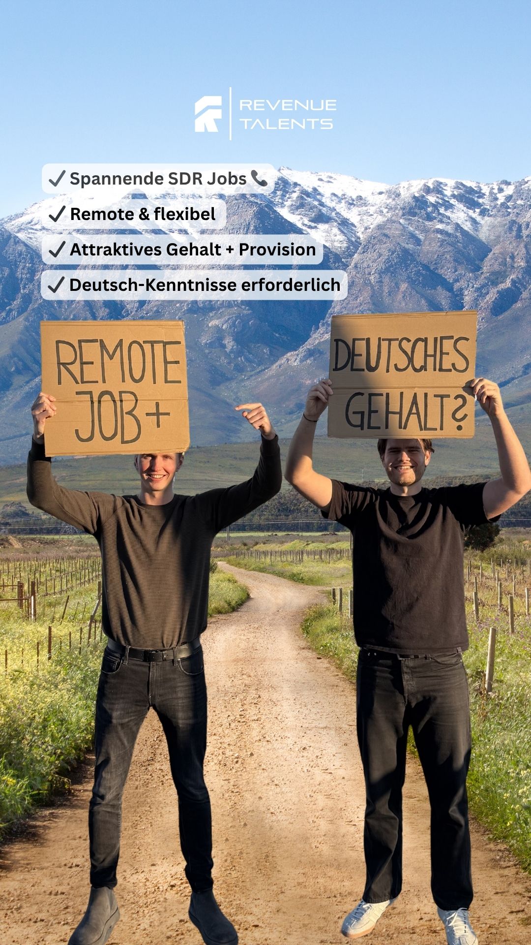RET - Revenue Talents Facebook ad: Starte deine Vertriebskarriere jetzt, remote & top bezahlt!