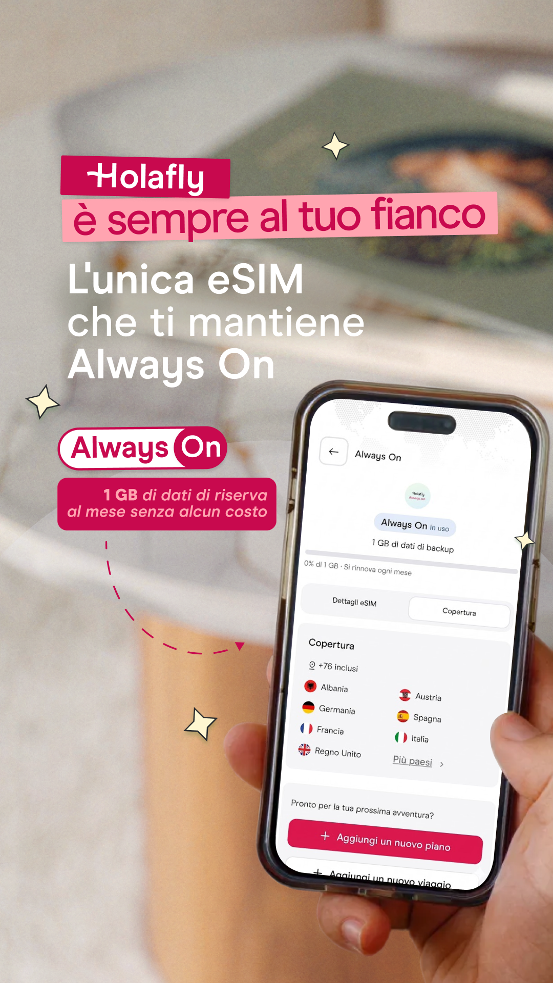 Holafly Italian Facebook ad