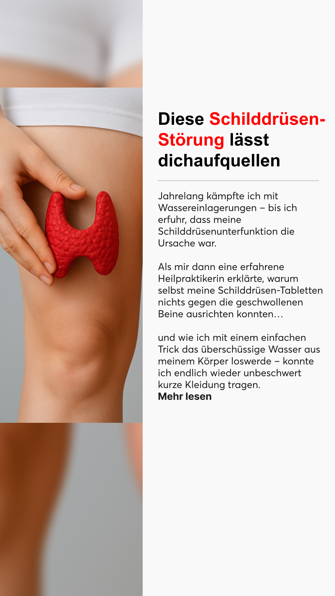 Mission Schilddrüse Facebook ad
