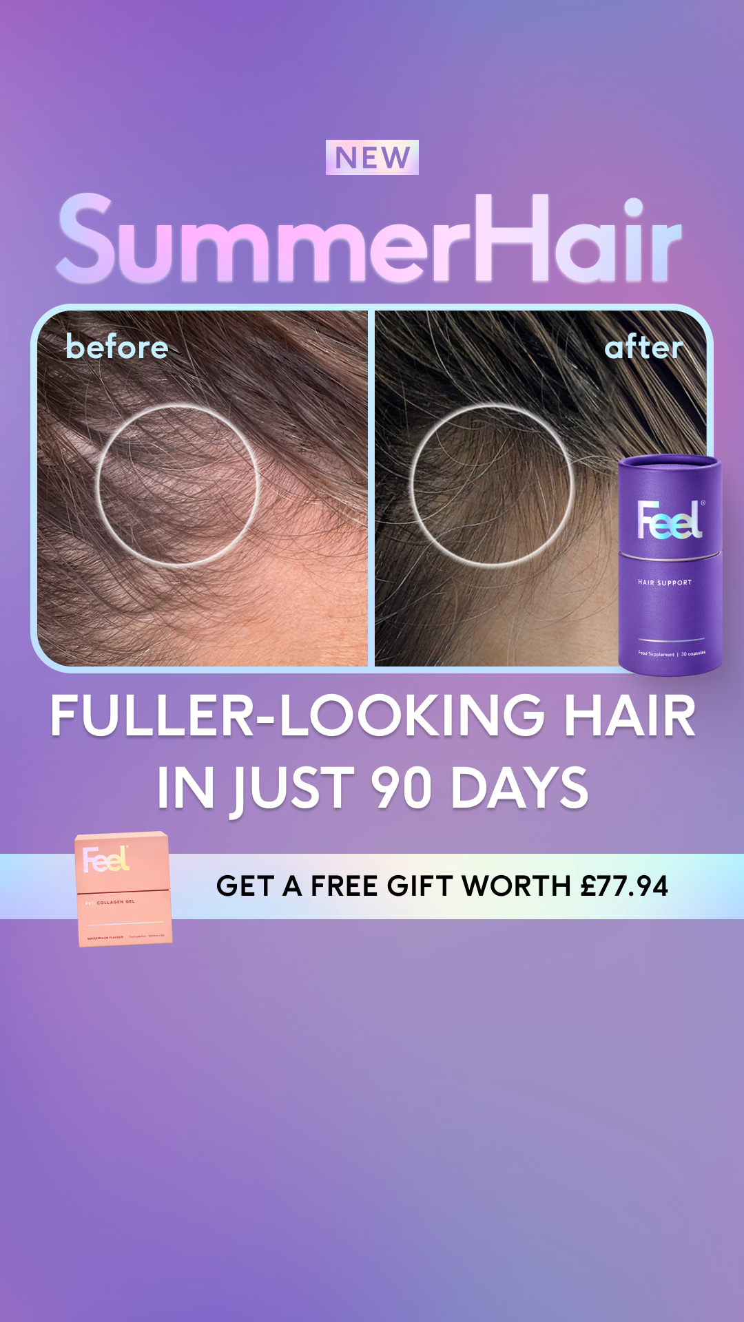 Feel Facebook ad