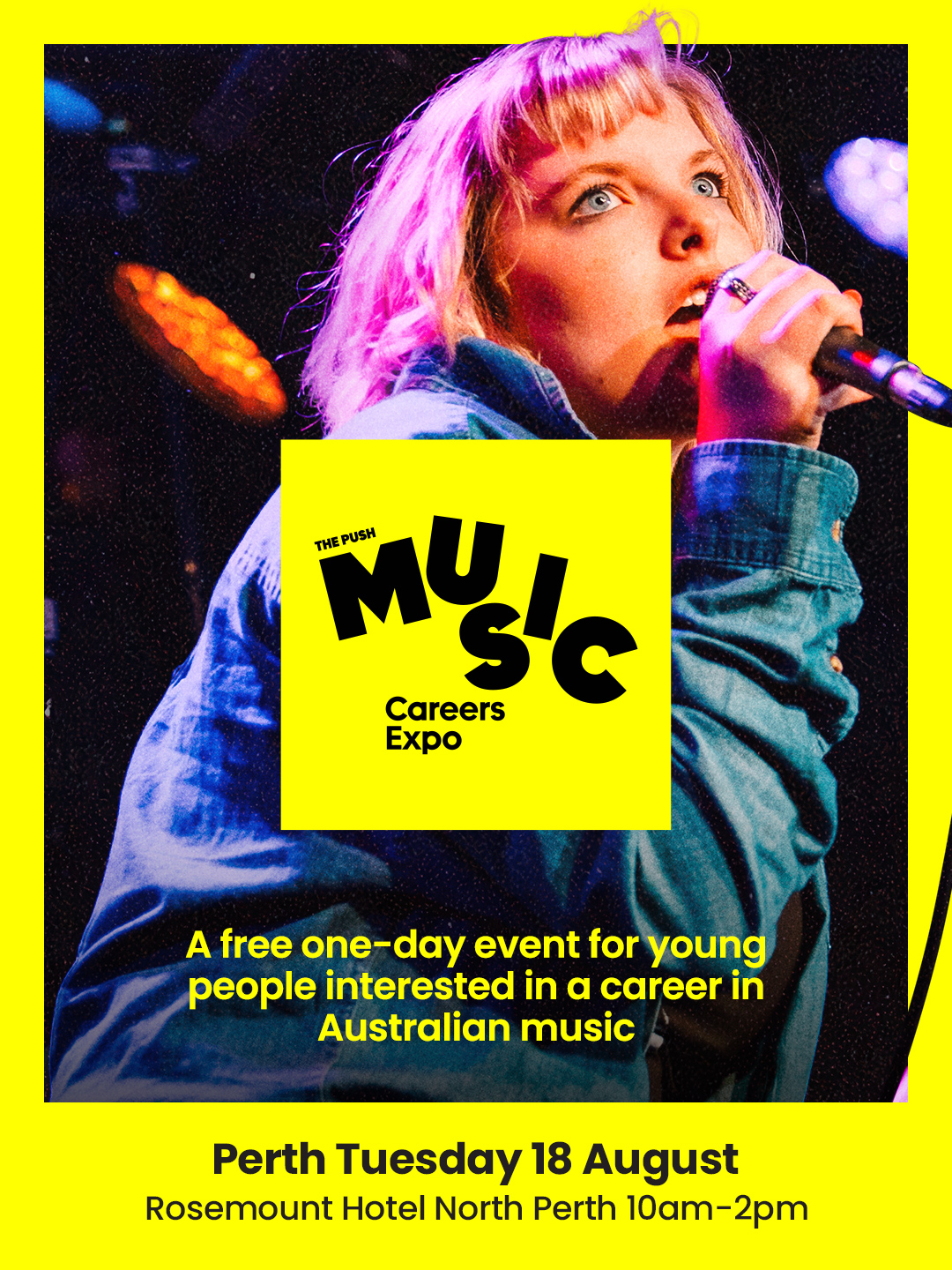 The Push Facebook ad: MCE Perth, 18 August