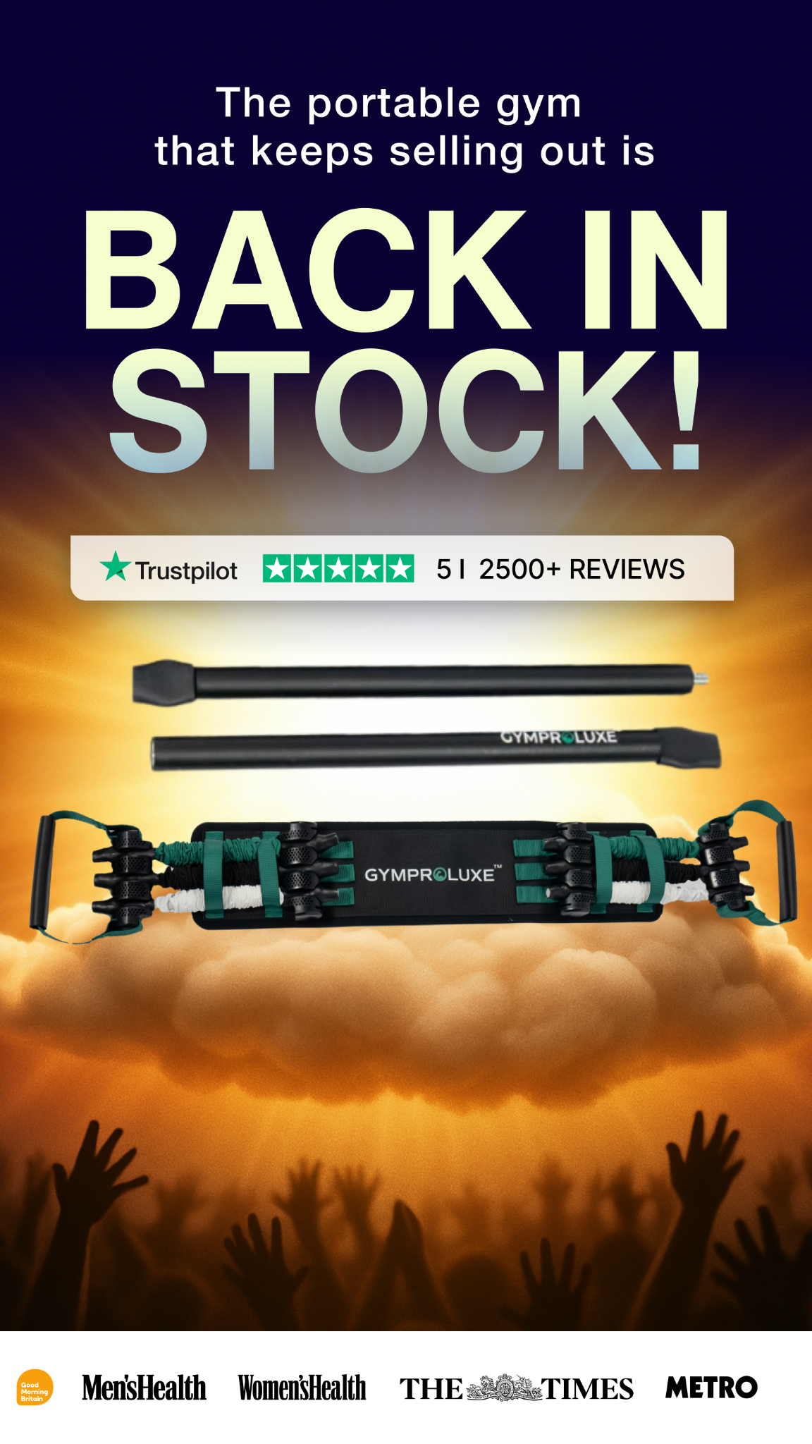 Gymproluxe Facebook ad