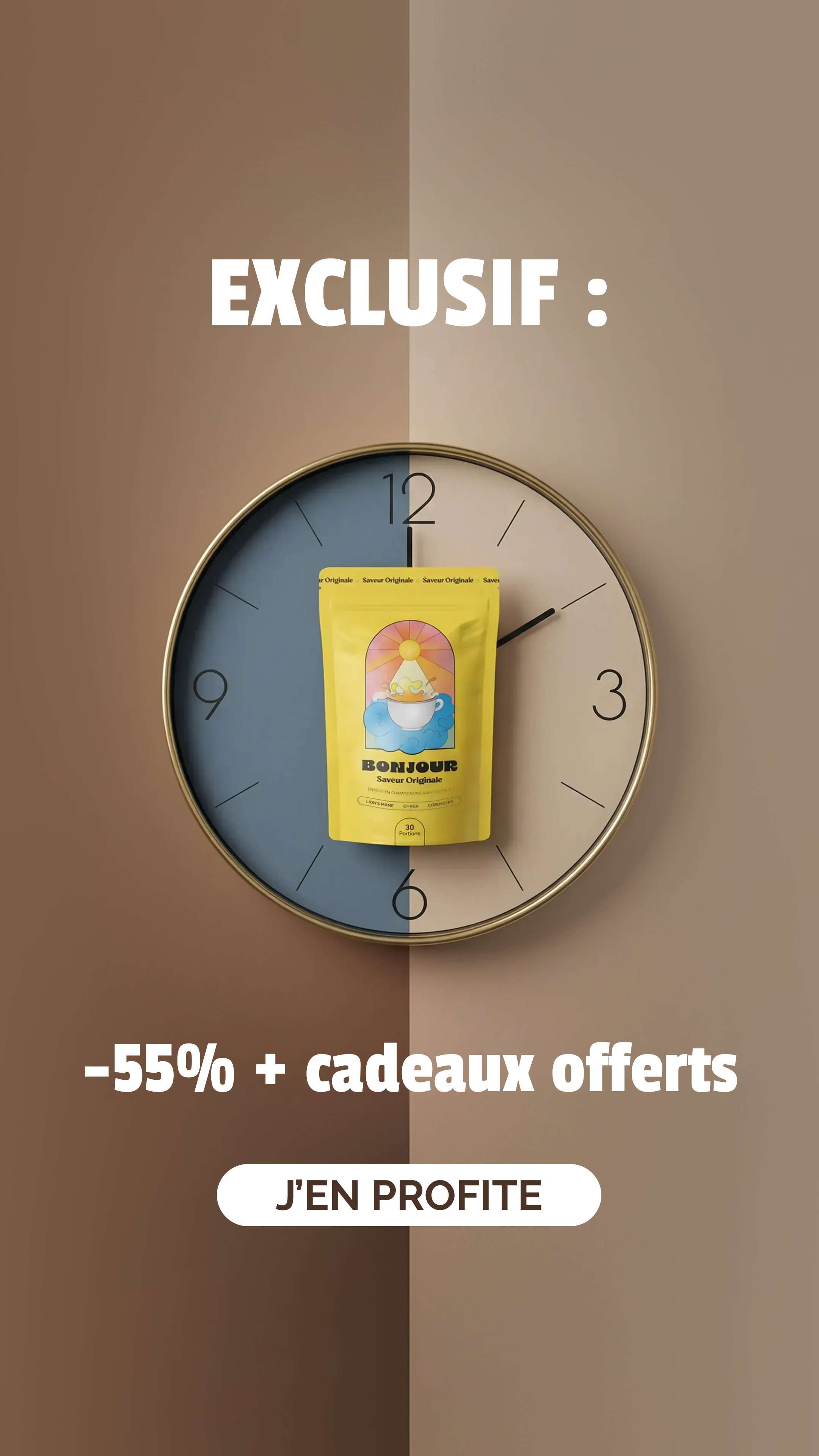 Bonjour Facebook ad