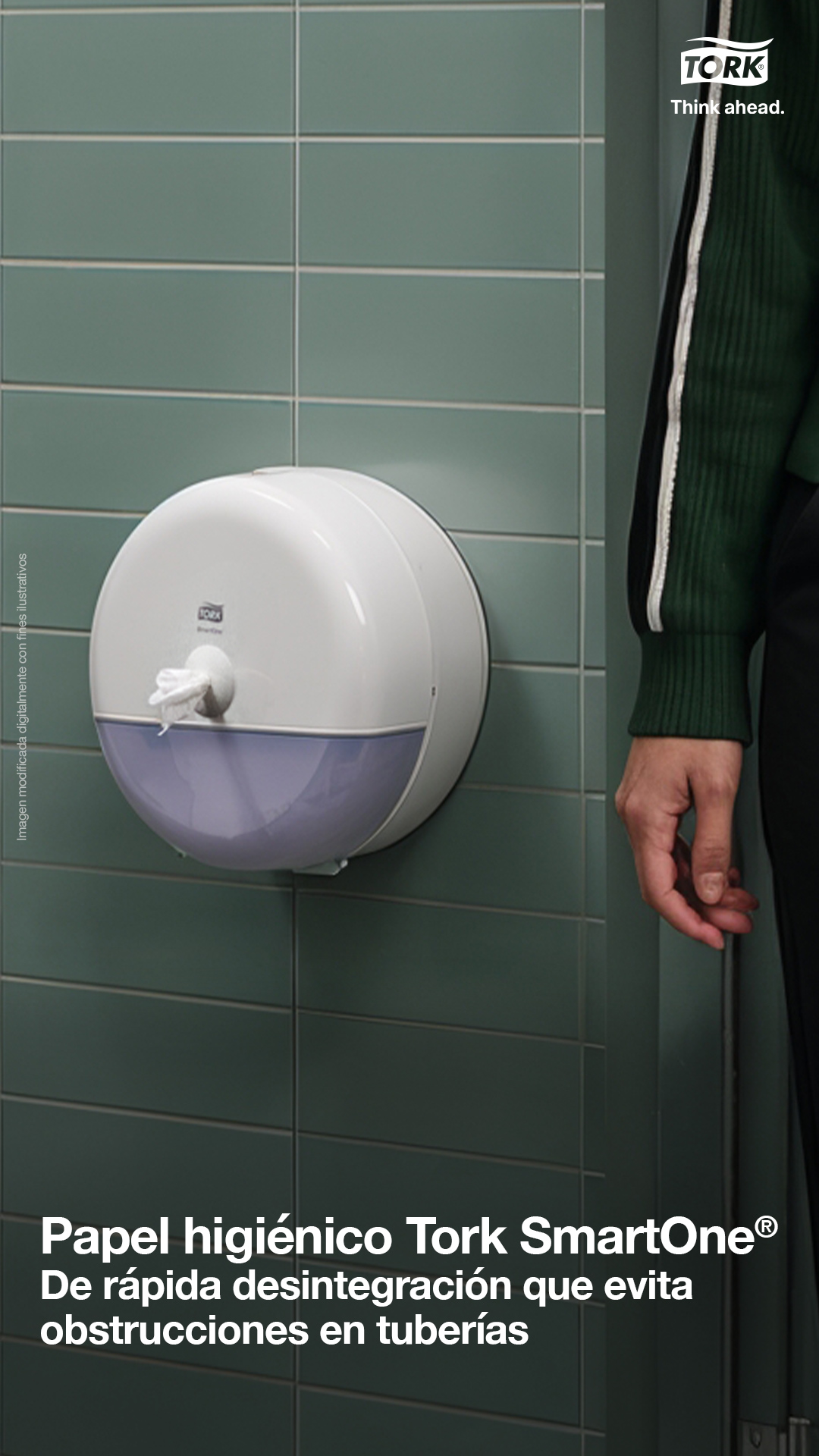 TORK Cono Sur Facebook ad: Papel higiénico Tork